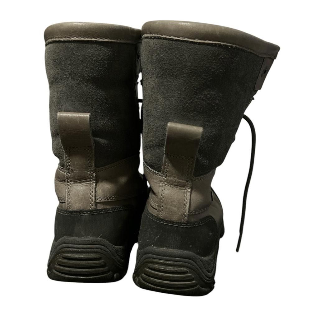 Ugg UGG Australia Grey Leather Winter Boots Size US 5.5 / IT 35.5 - 3 Thumbnail