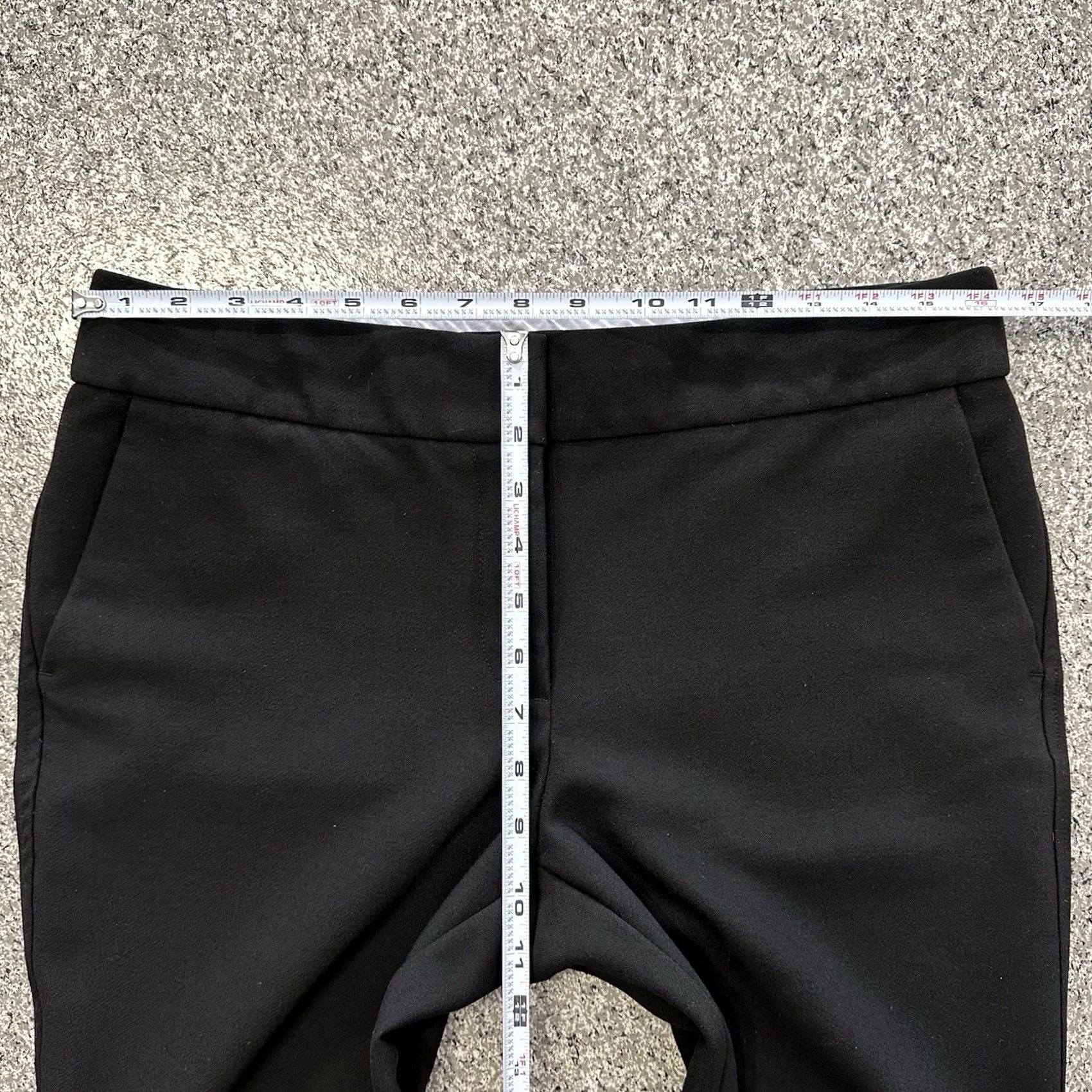 Loft Loft Marisa Pants Womens 8 32x26 High Rise Slim Ankle Black Career Dress Pant Pants Size 24" / US 00 / IT 34 - 7 Thumbnail