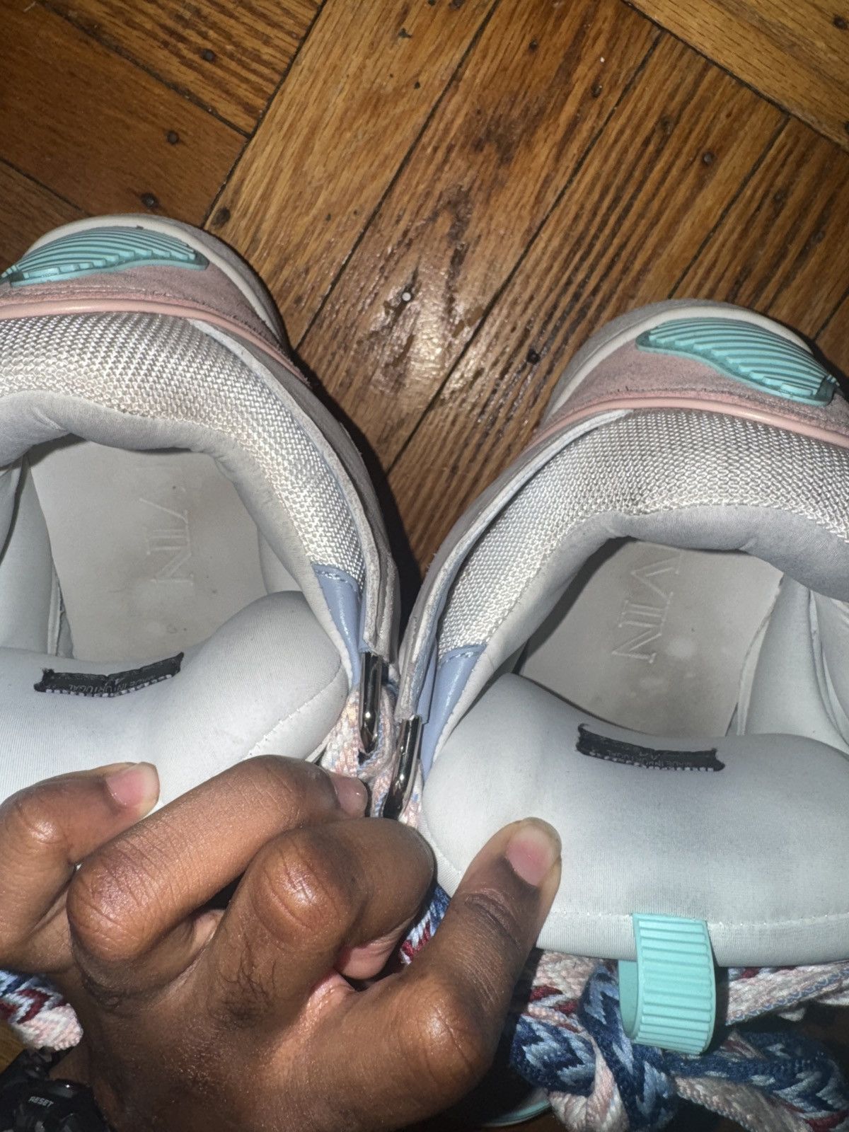 Lanvin Lanvin curb sneaker white pink Size US 11 / EU 44 - 11 Thumbnail