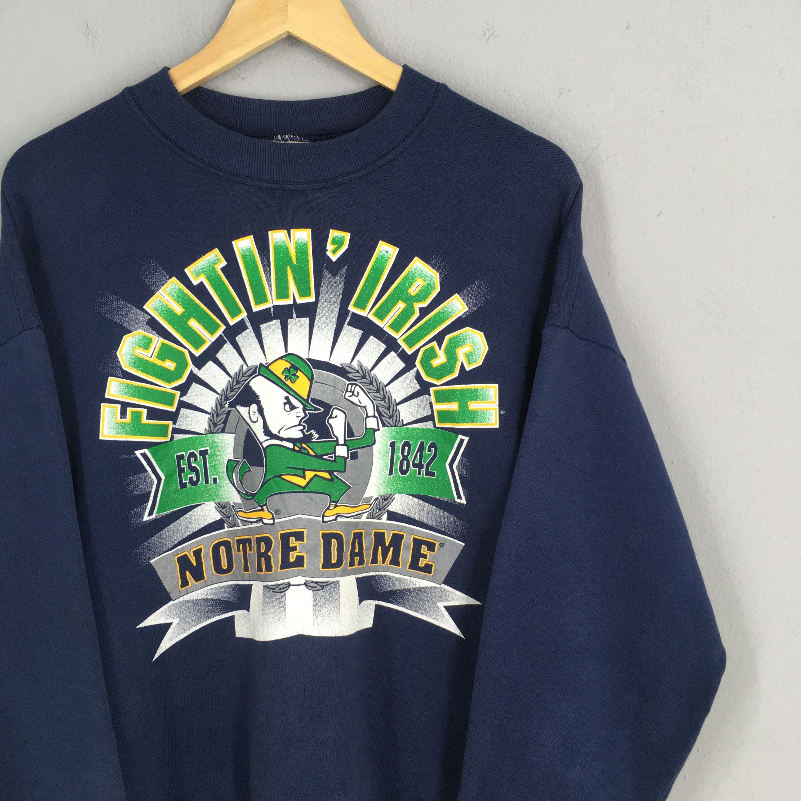 Other Vintage Notre Dame Fighting Irish Sweatshirt Large Size US L / EU 52-54 / 3 - 2 Thumbnail