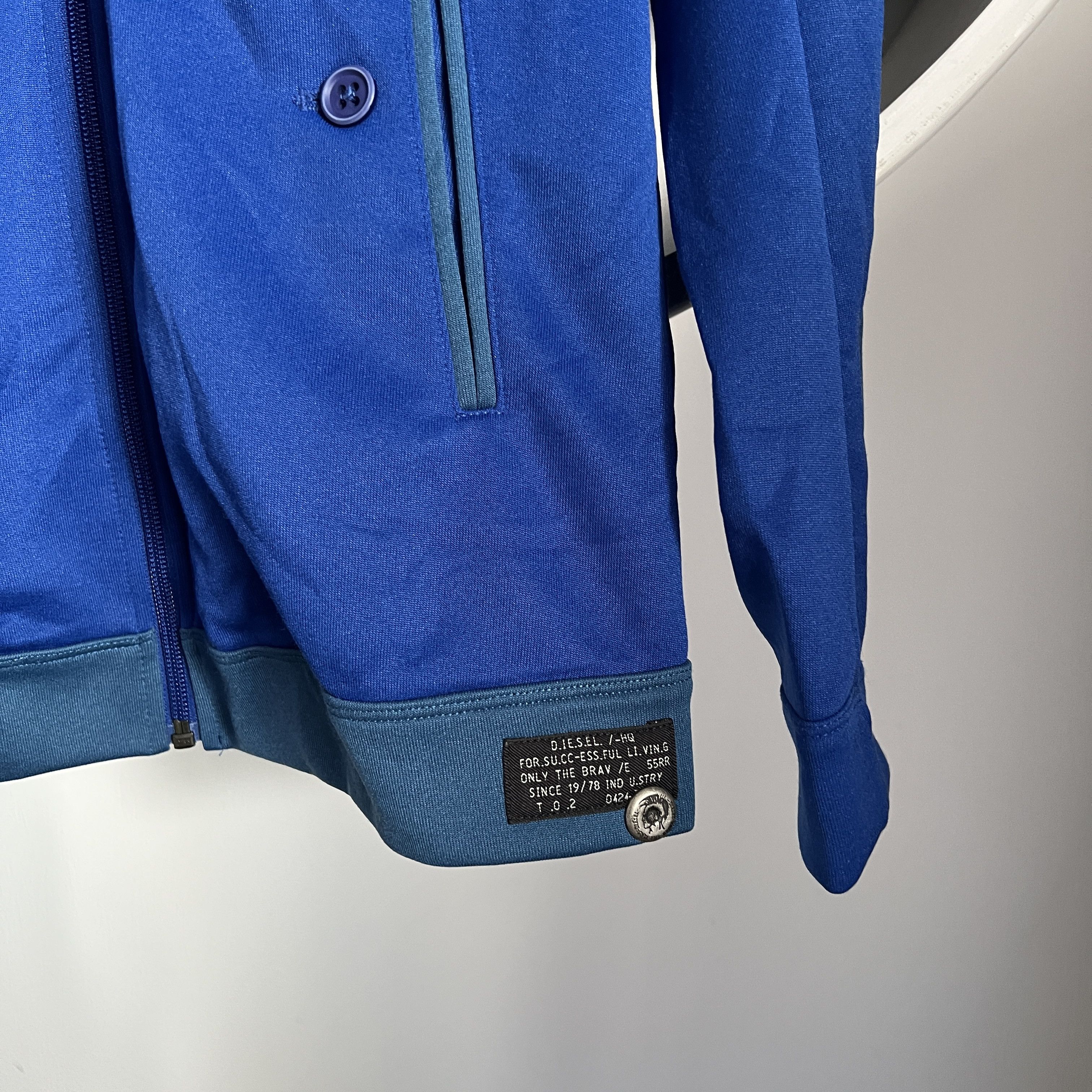 Diesel Men's DIESEL Blue Track Military Jacket Size M Size US M / EU 48-50 / 2 - 8 Thumbnail