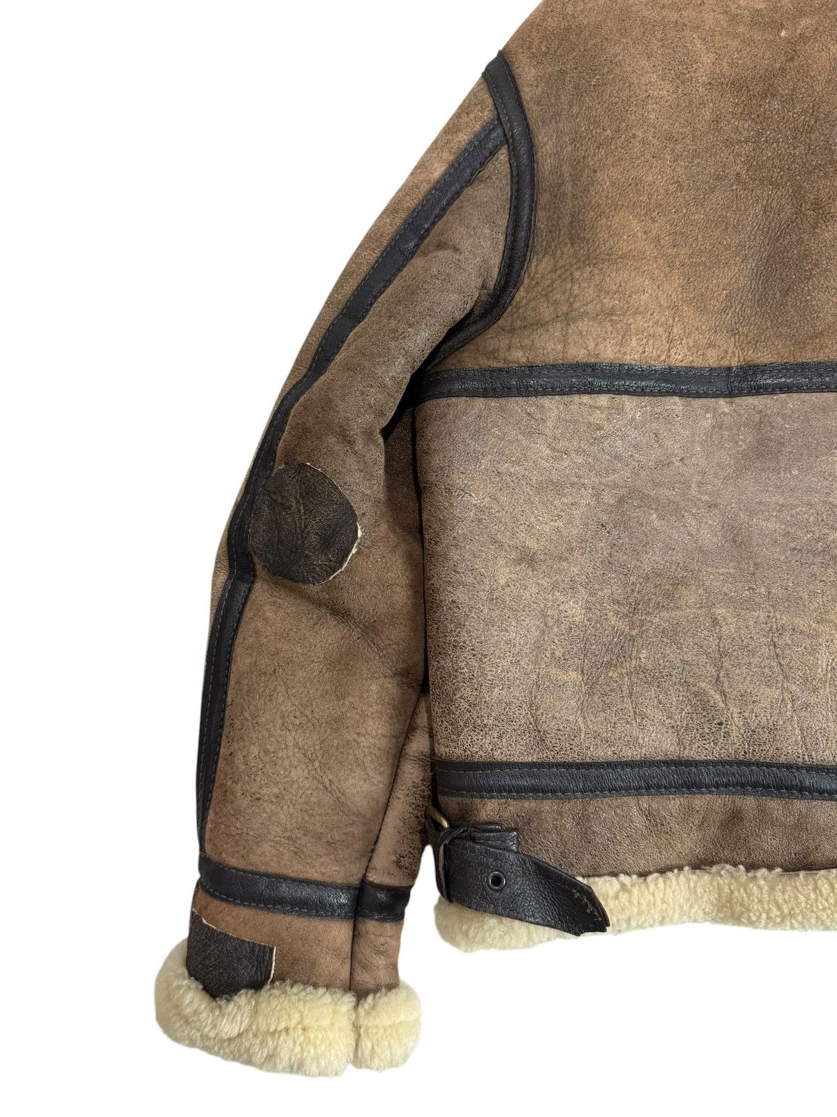 Schott SCHOTT BROS INC B3 TYPE JACKET SHEARLING SHEEP SKIN SIZE 44 Size US M / EU 48-50 / 2 - 6 Thumbnail
