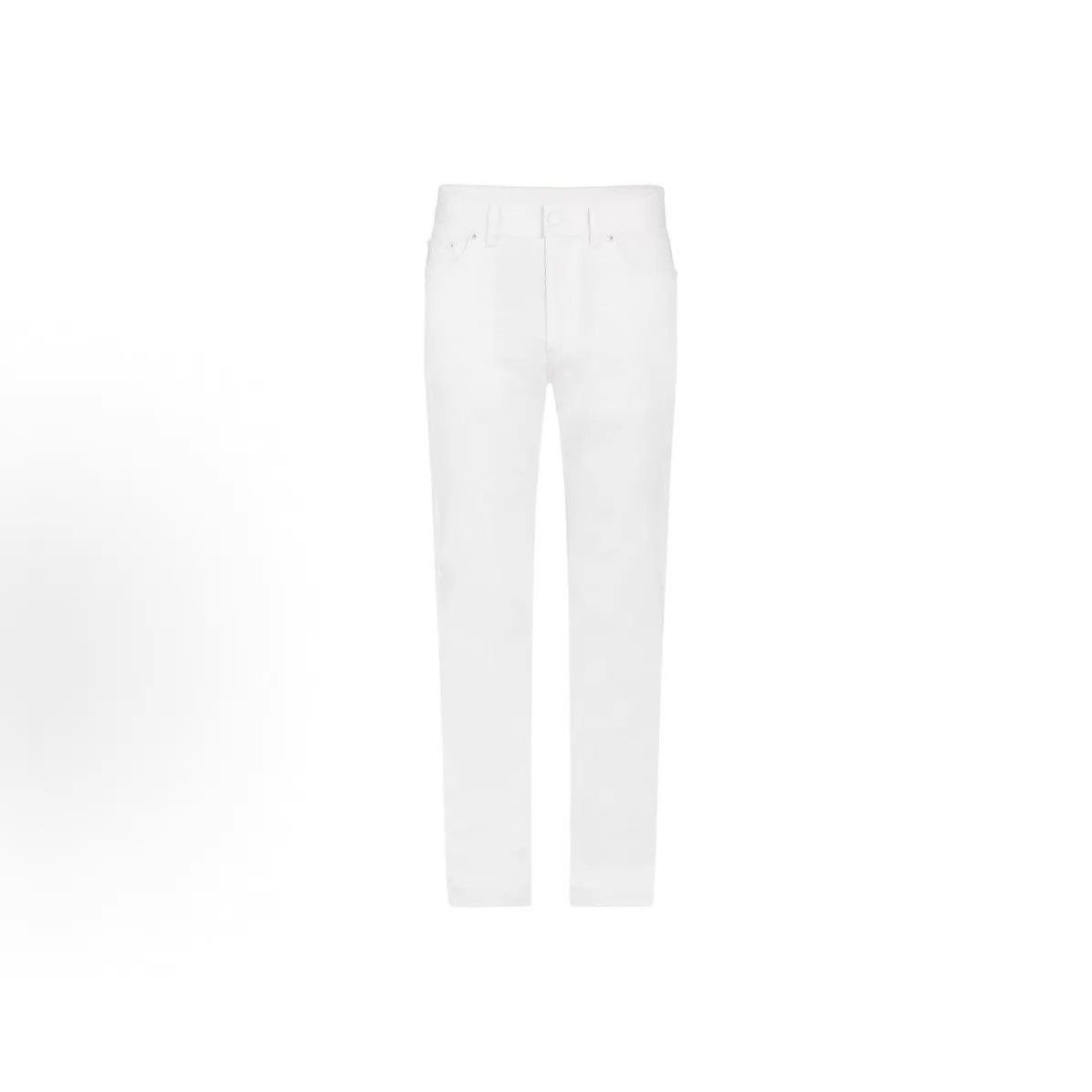 Louis Vuitton LV White Classic Straight Back Patch Jeans 36 Size US 36 / EU 52 - 7 Thumbnail