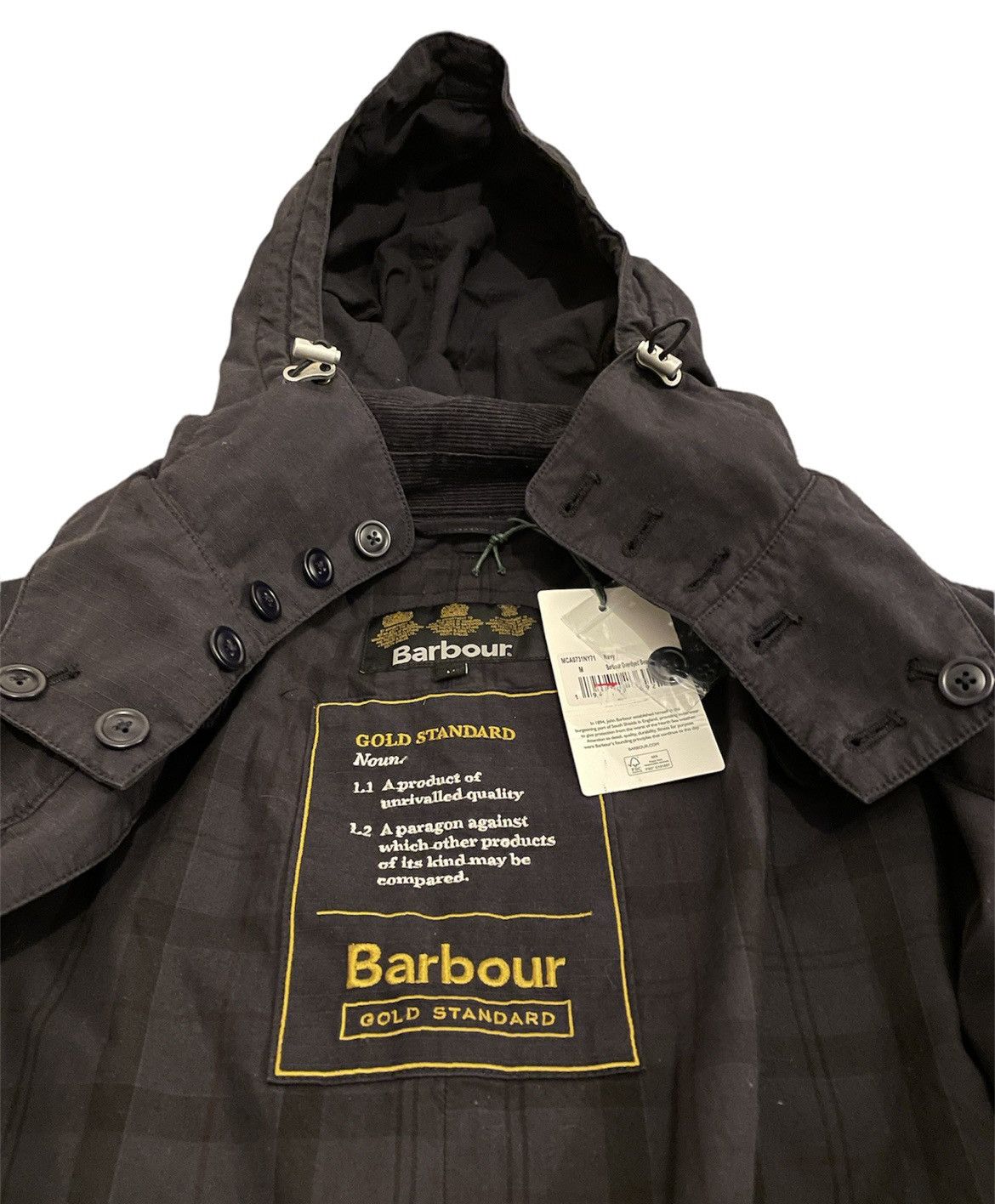 Barbour Gold Standard Overdyed Beaufort Casual Jacket Size US M / EU 48-50 / 2 - 5 Thumbnail