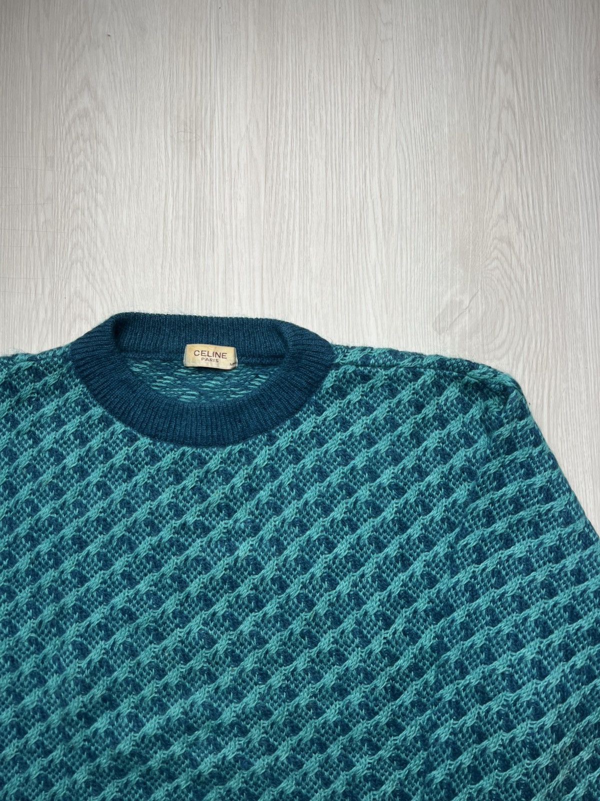 Celine Vintage 90s Celine Mohair Knit Size US M / EU 48-50 / 2 - 3 Thumbnail