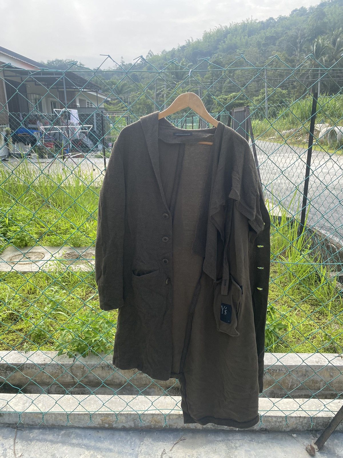 Y's × Yohji Yamamoto AW Y’s Laine Wool reconstructed long cardigan Size US M / EU 48-50 / 2 - 6 Thumbnail