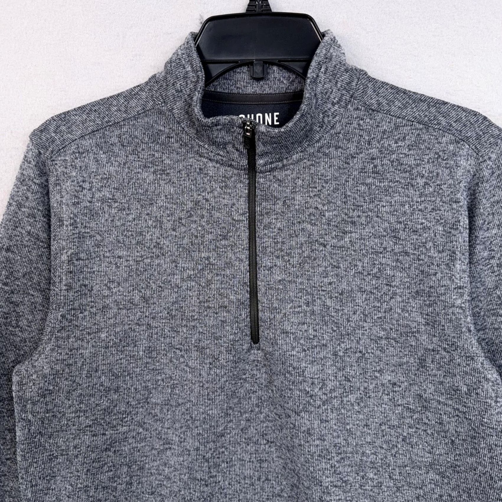 Rhone Rhone Pullover Mens Small Gray 1/4 Zip Mock Neck Fleece Athletic Top Training Size US S / EU 44-46 / 1 - 2 Thumbnail