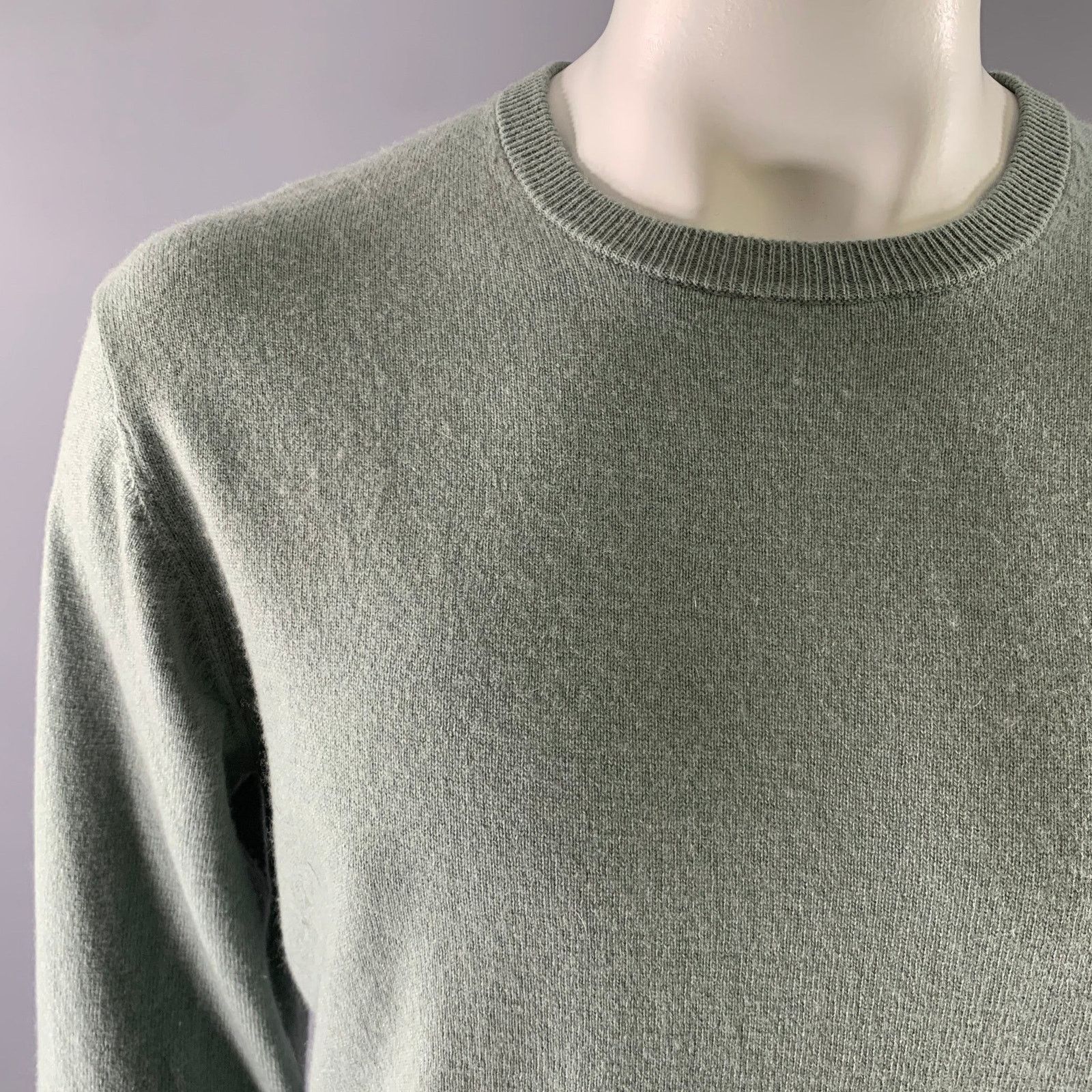 Rodd & Gunn RODD & GUNN XL Green Sage Wool Cashmere Crew-Neck Sweater Size US XL / EU 56 / 4 - 2 Thumbnail