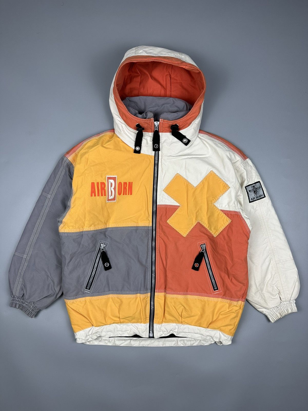 Japanese Brand Vintage Airborn OX Hoodie Jacket Size US L / EU 52-54 / 3 - 1 Thumbnail