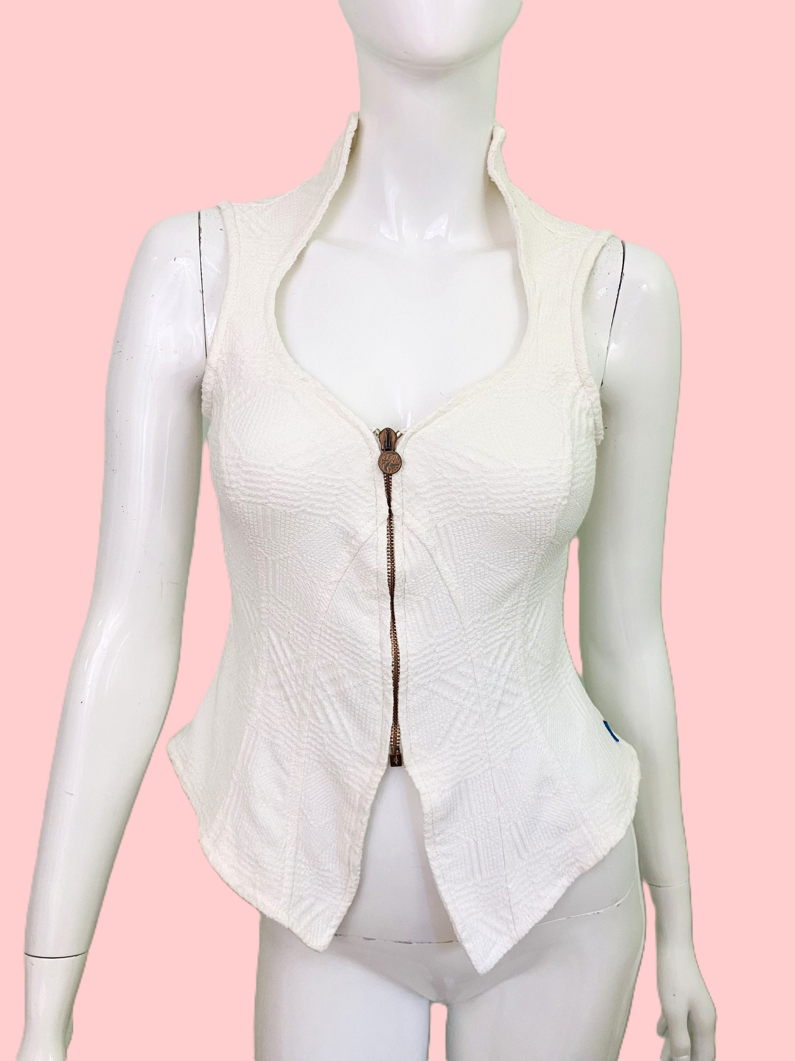 Jean Paul Gaultier Christian Lacroix Couture Great Gatsby Top Corset Bustier Size M / US 6-8 / IT 42-44 - 1 Thumbnail