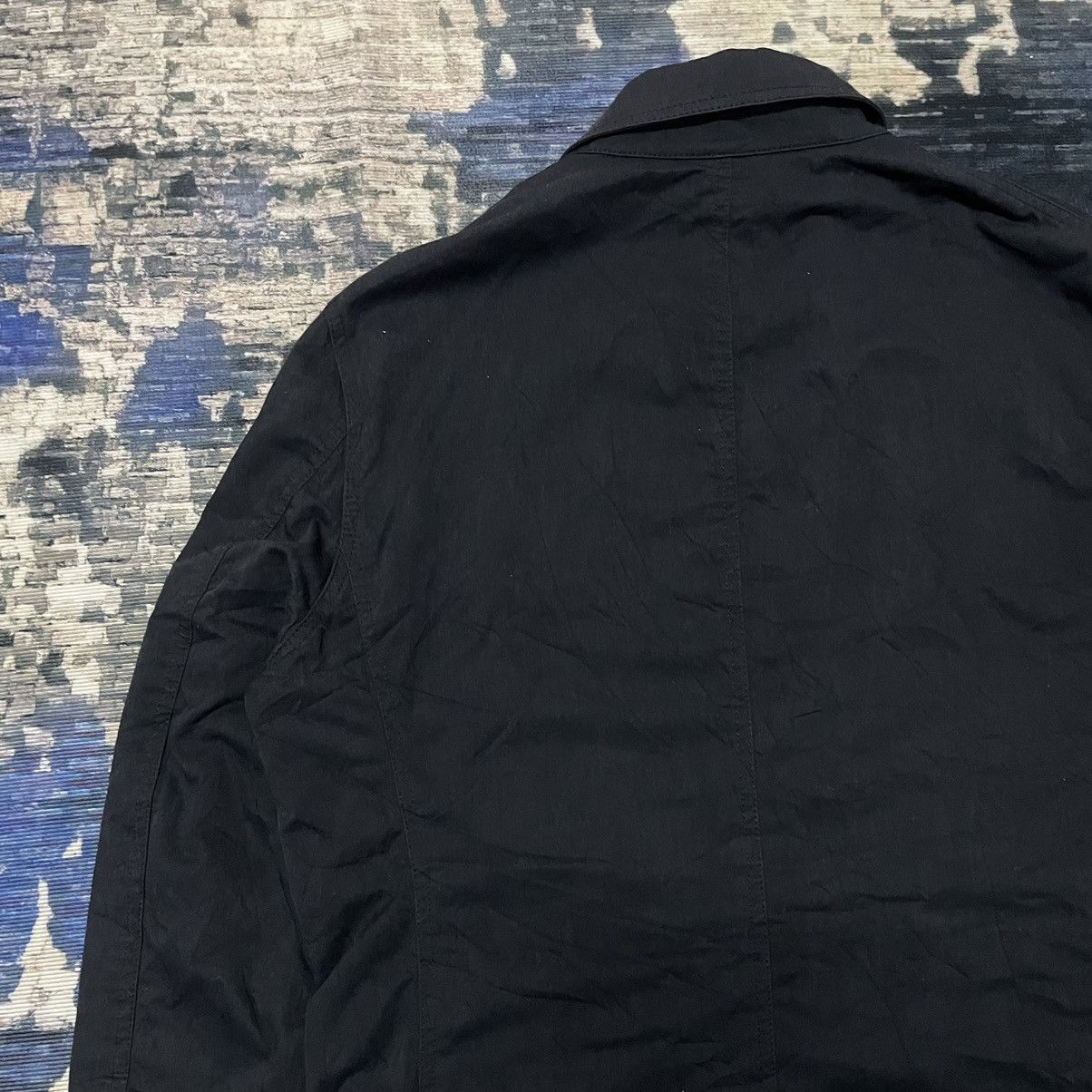 Lacoste Vintage Lacoste Long Coat Button Jacket Black Faded Nice Size US M / EU 48-50 / 2 - 15 Thumbnail