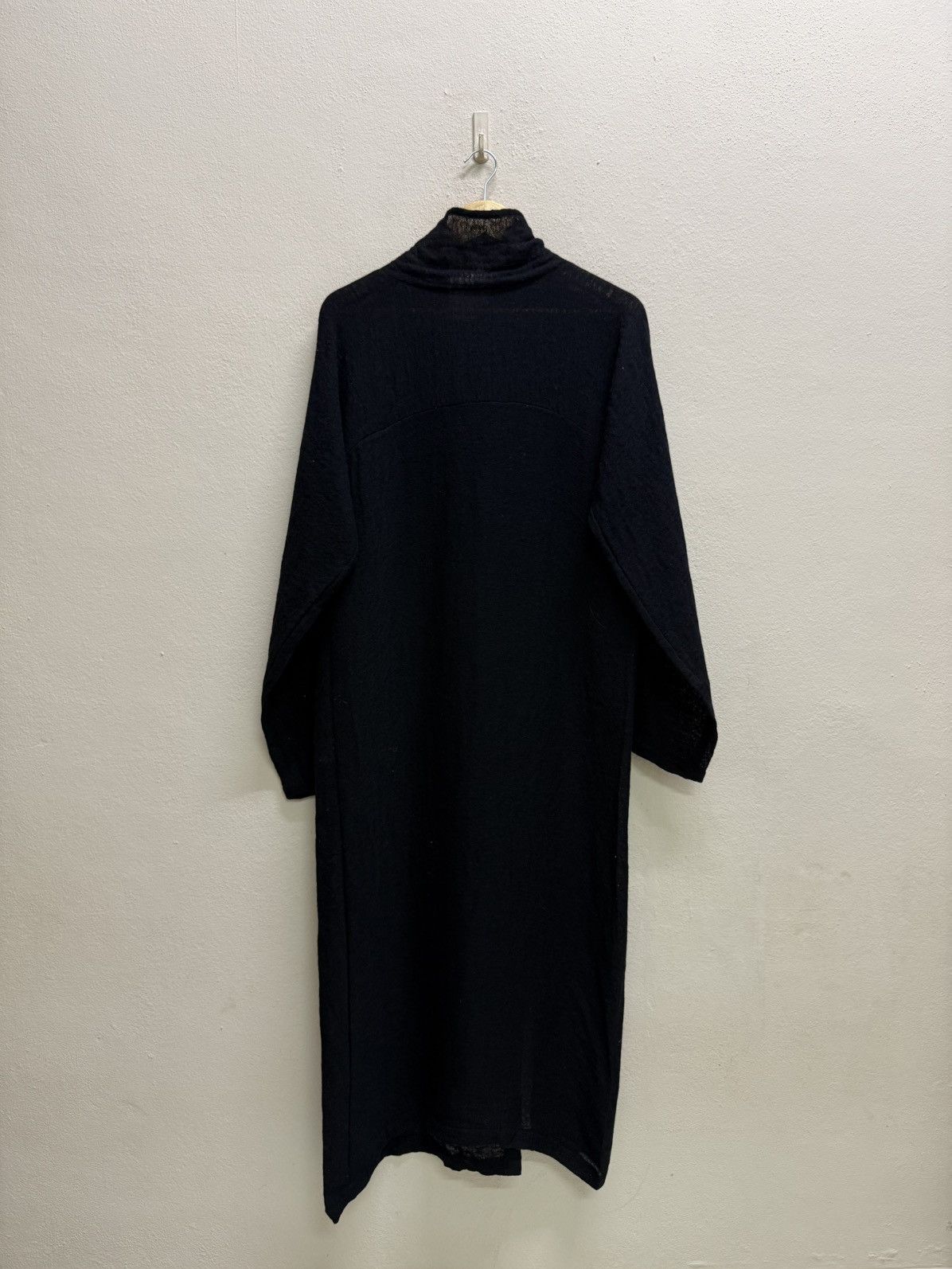 Yohji Yamamoto Y’s Yohji yamamoto Linen Wool Button Up Front Dress Size L / US 10 / IT 46 - 16 Thumbnail