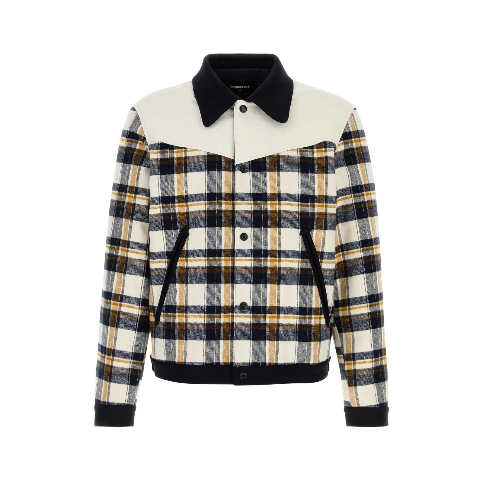 Dsquared2 DSQUARED2 Western Embroidered Flannel Bomber Jacket New & Au Size US L / EU 52-54 / 3 - 1 Thumbnail