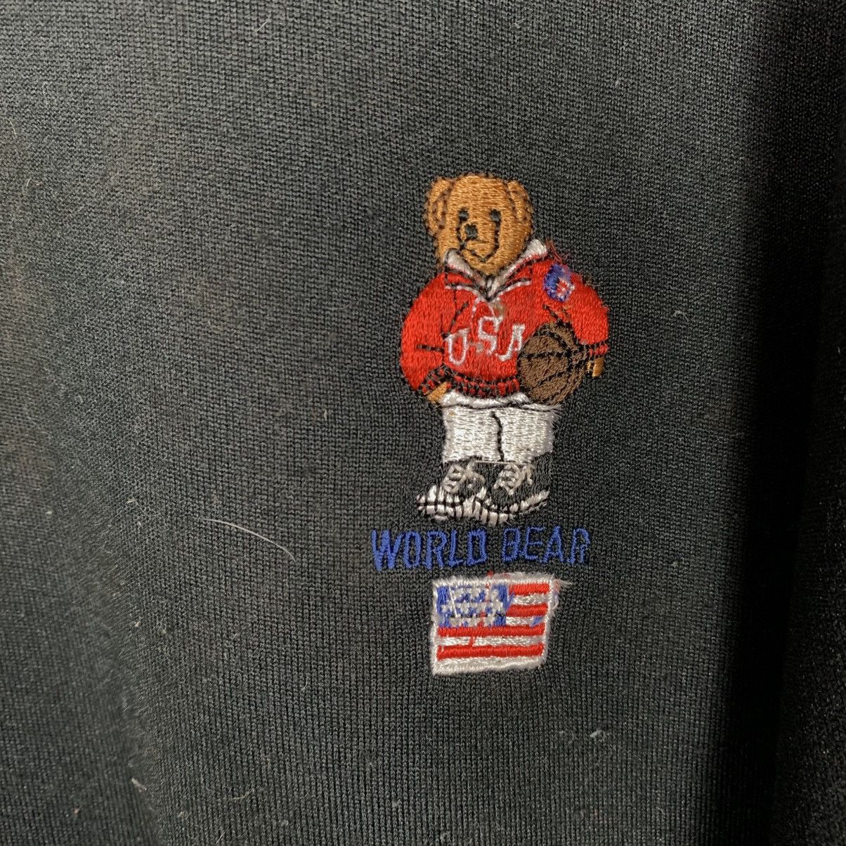 Japanese Brand World Bear Small Logo Crewneck Sweatshirt Size US L / EU 52-54 / 3 - 10 Thumbnail