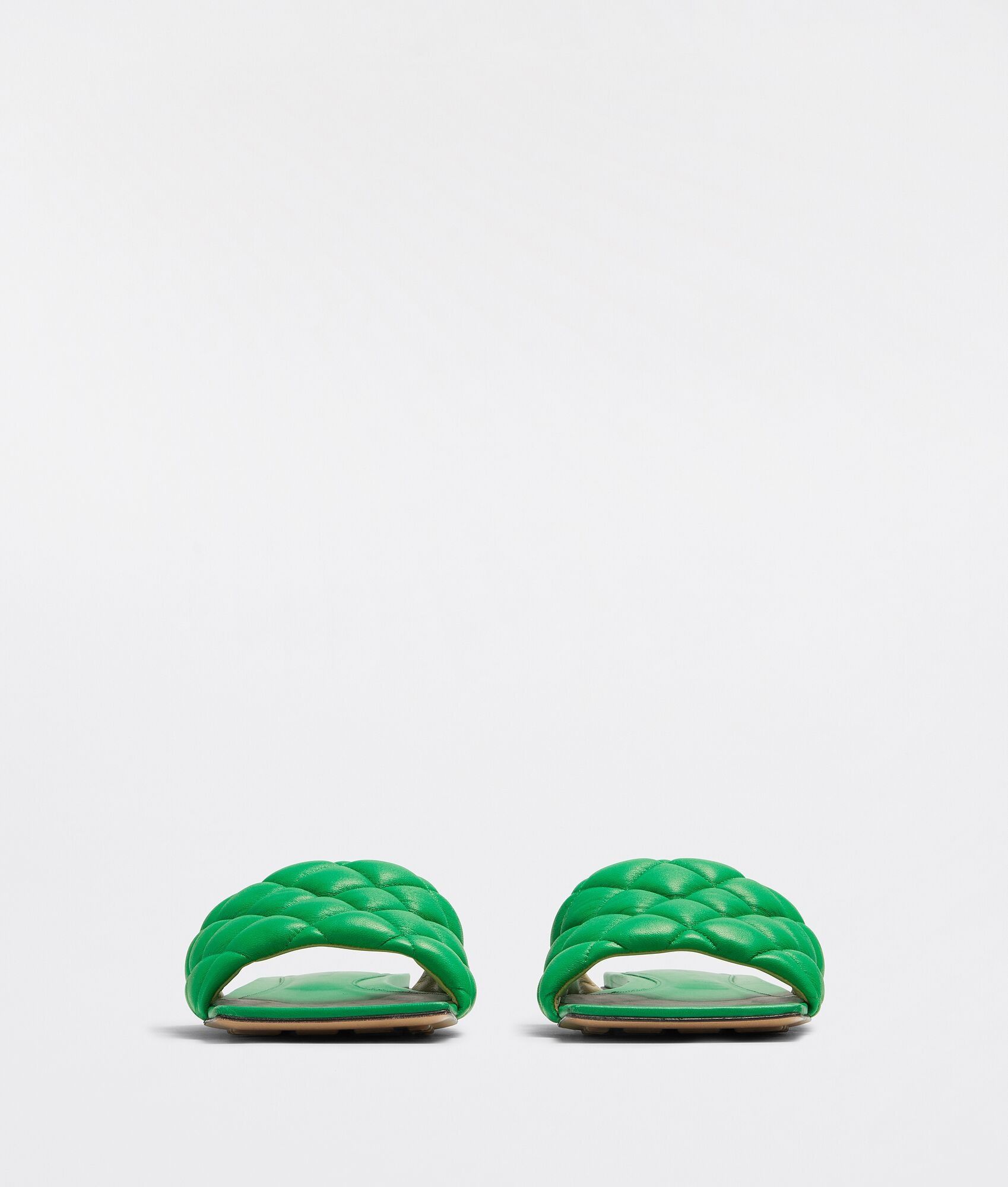 Bottega Veneta o1bcso1str0825 Padded Flat Sandals in Parakeet Size US 4.5 / IT 34.5 - 2 Thumbnail