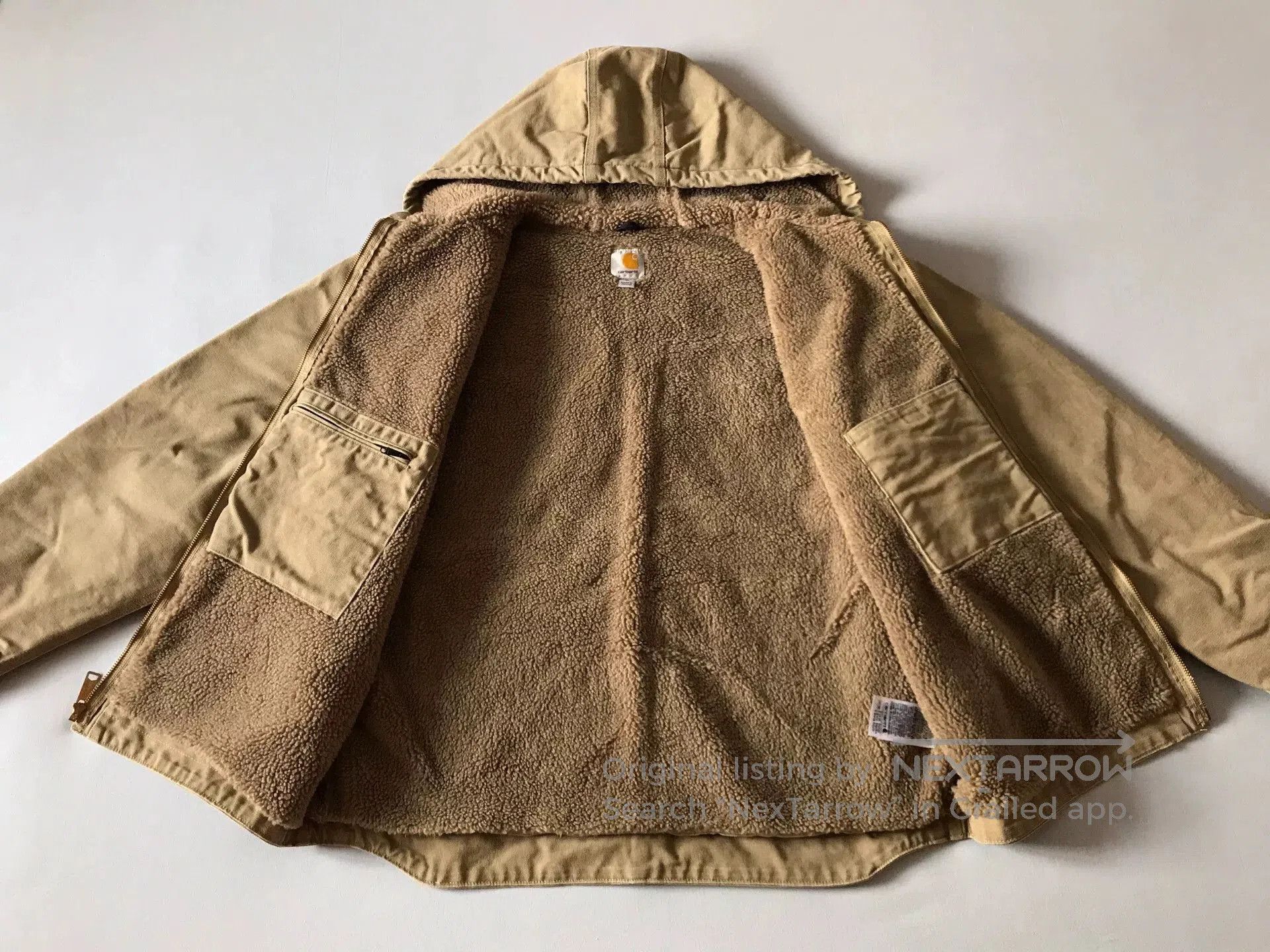 Carhartt Carhartt J141 Hooded Canvas Jacket. Size US XL / EU 56 / 4 - 3 Thumbnail