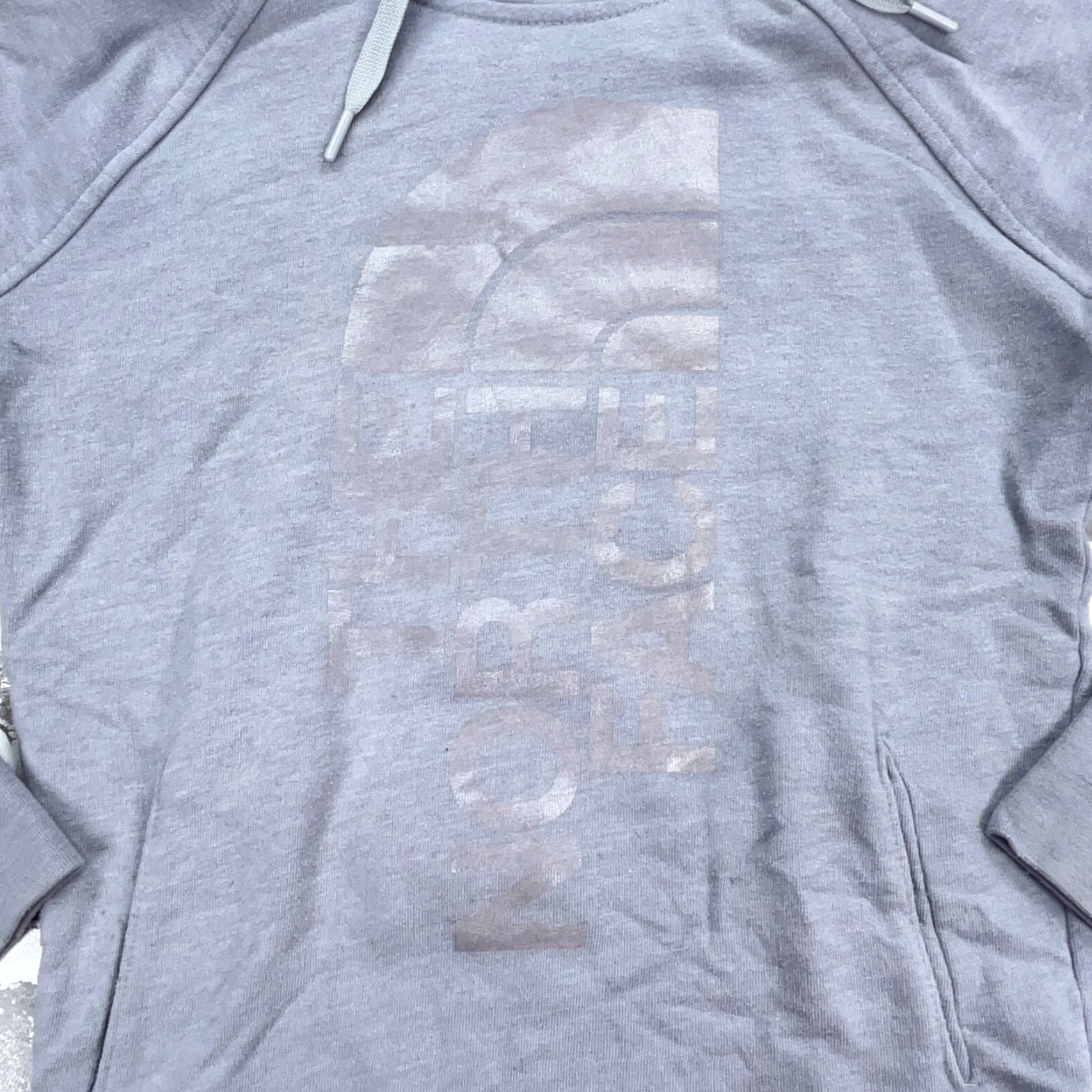 The North Face The North Face Hoodie Women Small Gray Logo Pullover Sweatshirt All Seasons Activewear Casual Travel Pockets Raglan Sleeve Winter Spring Fall Womens Size S / US 4 / IT 40 - 4 Thumbnail