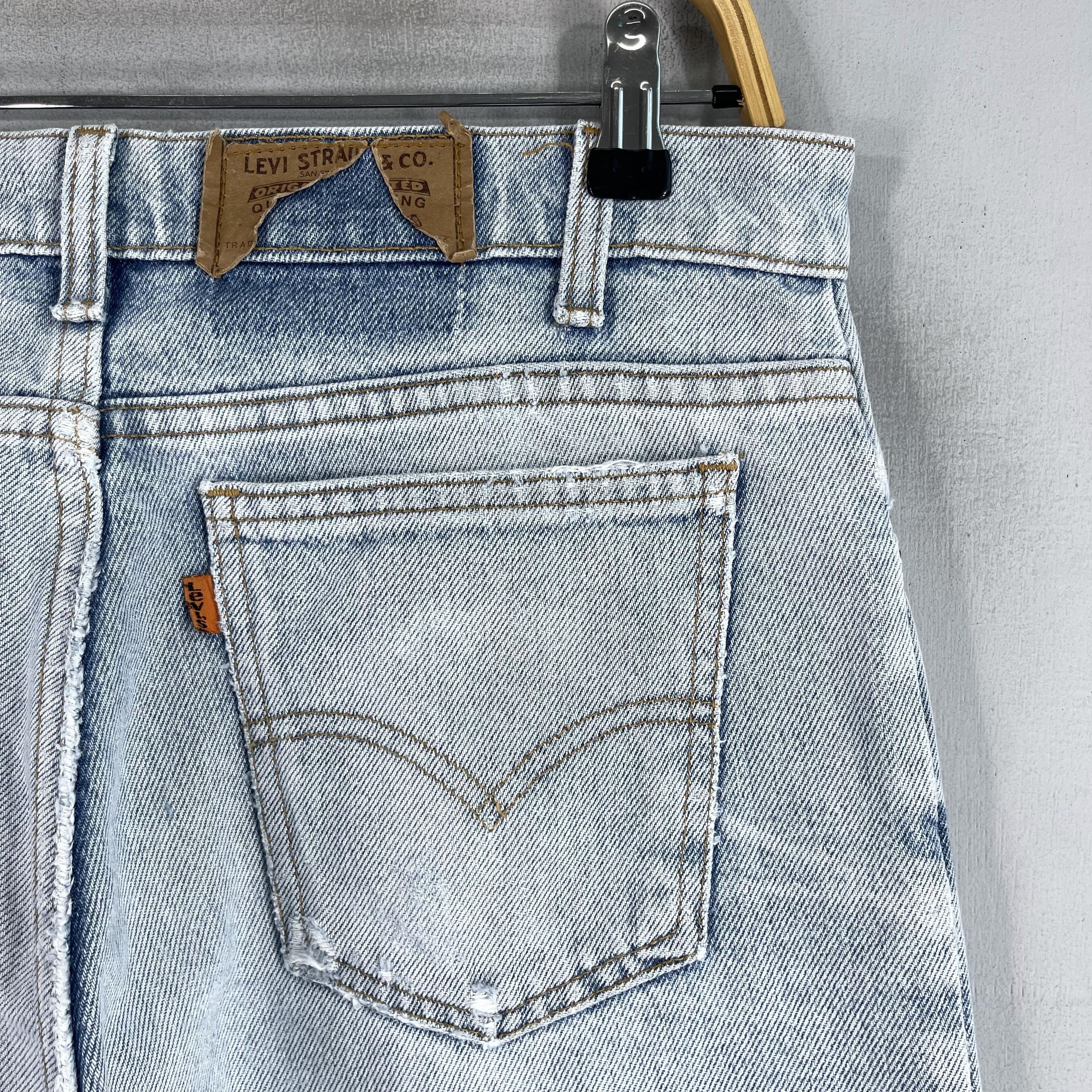 Levi's × Vintage Size 32 Vintage Levis 550 Distressed Knee Ripped Jeans Size 32" / US 10 / IT 46 - 9 Thumbnail