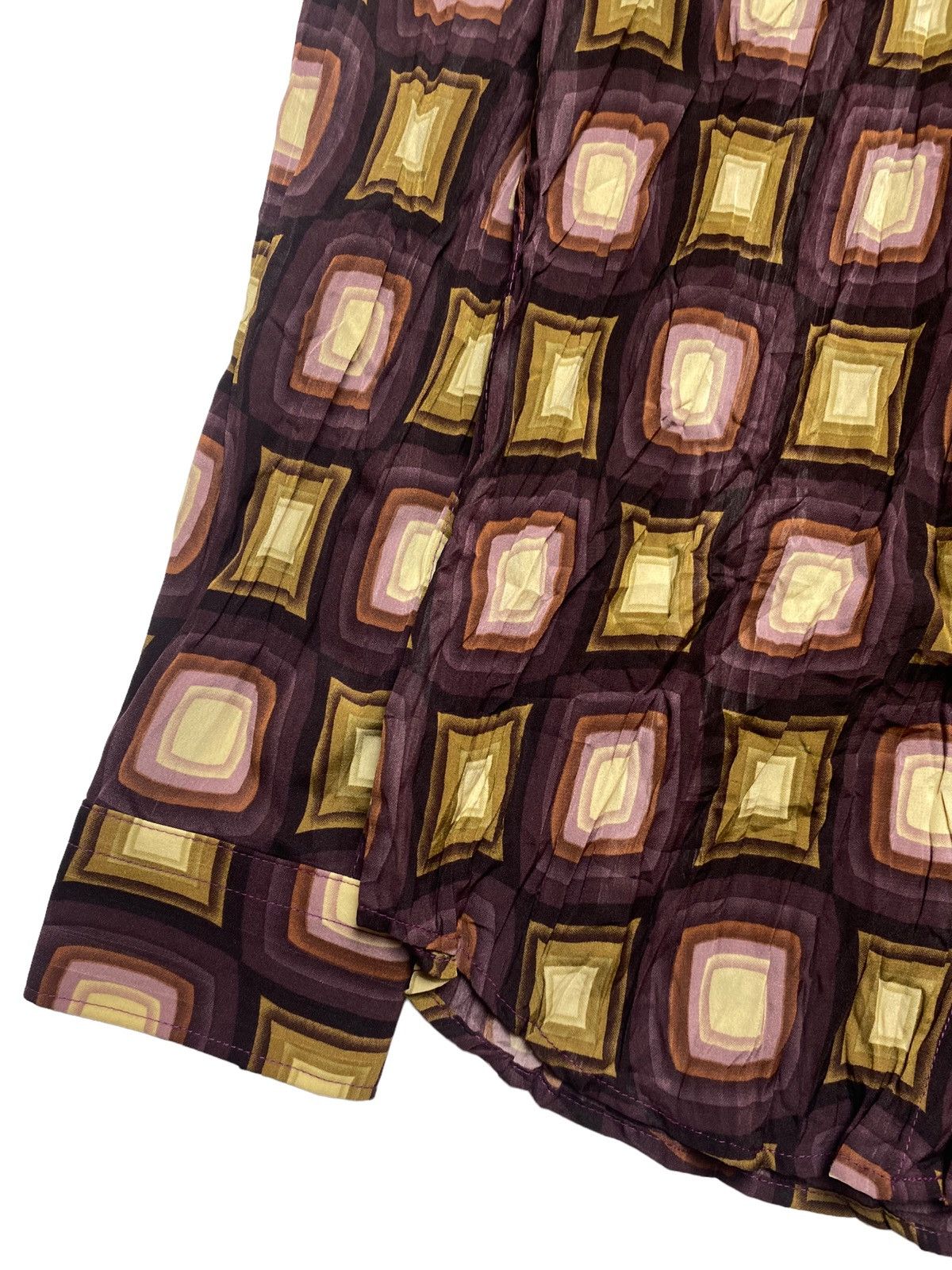 If Six Was Nine 2000s Tornado Mart - Wrinkle Pleats Button Shirt Size US M / EU 48-50 / 2 - 2 Thumbnail