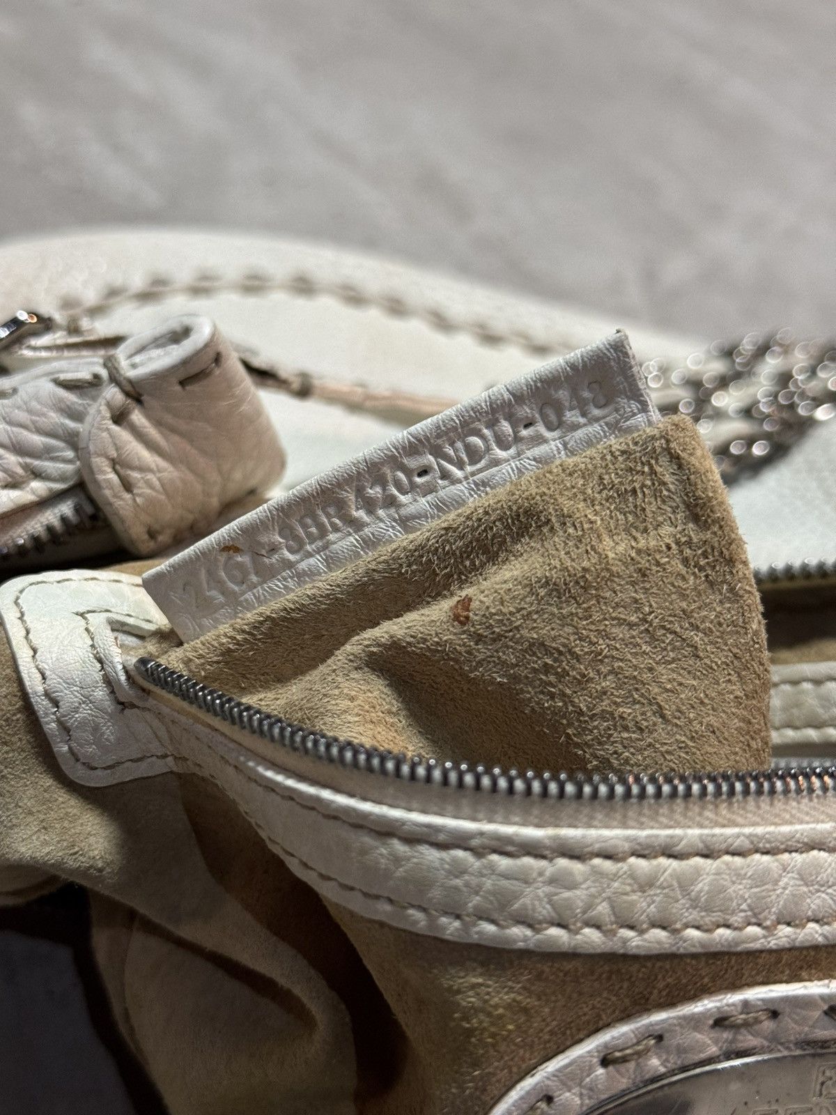 Fendi Fendi Selleria Hobo White Size ONE SIZE - 15 Thumbnail