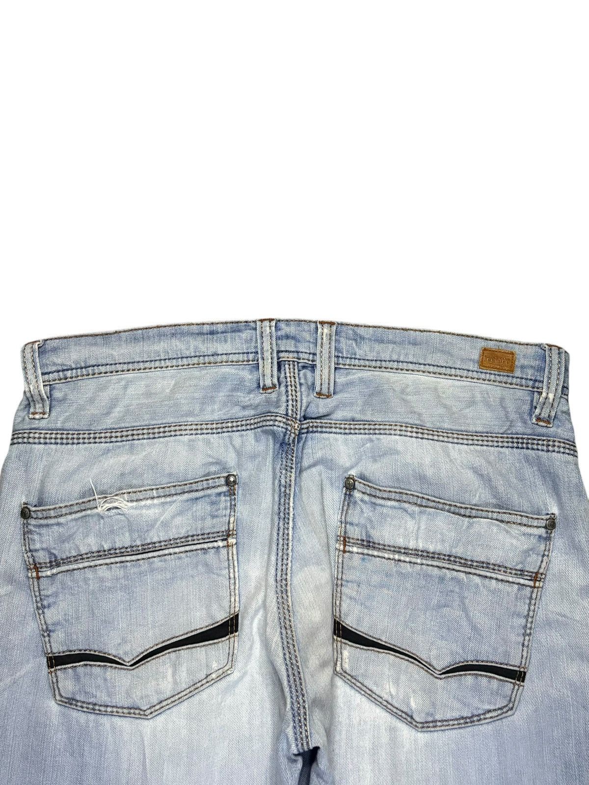 Japanese Brand × Nicole Club Vintage Nicole Club Light Wash Tactical Style Baggy Jeans Size US 35 - 8 Thumbnail