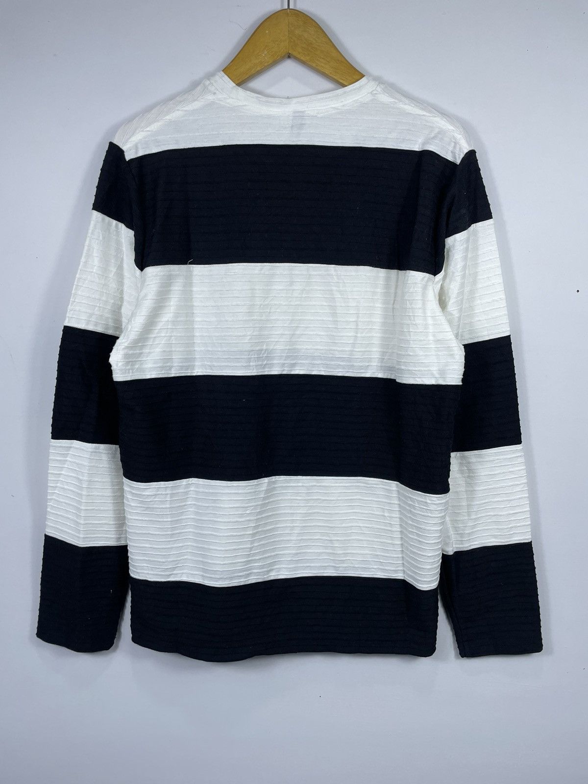 Japanese Brand Japanese Freude striped grunge Style Size US L / EU 52-54 / 3 - 3 Thumbnail