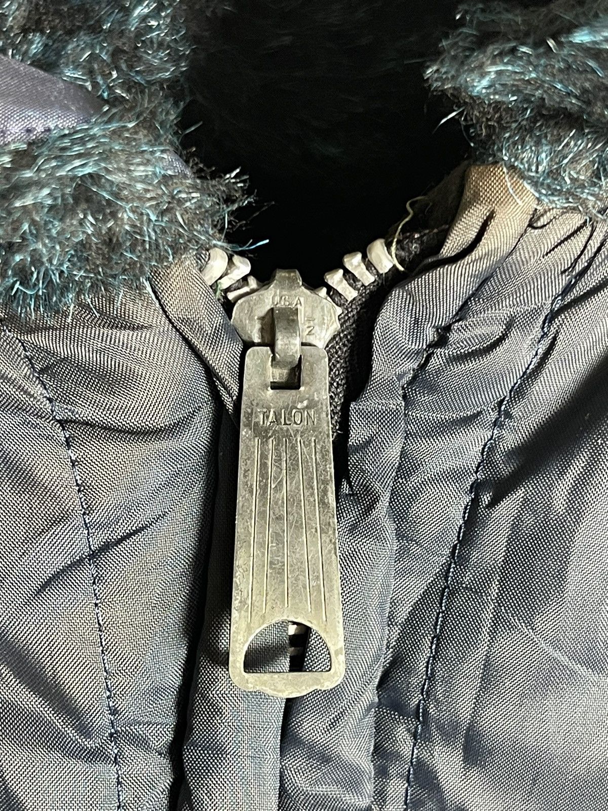 Other Vintage Army Reversible talon zipper fur jacket Size US L / EU 52-54 / 3 - 8 Thumbnail