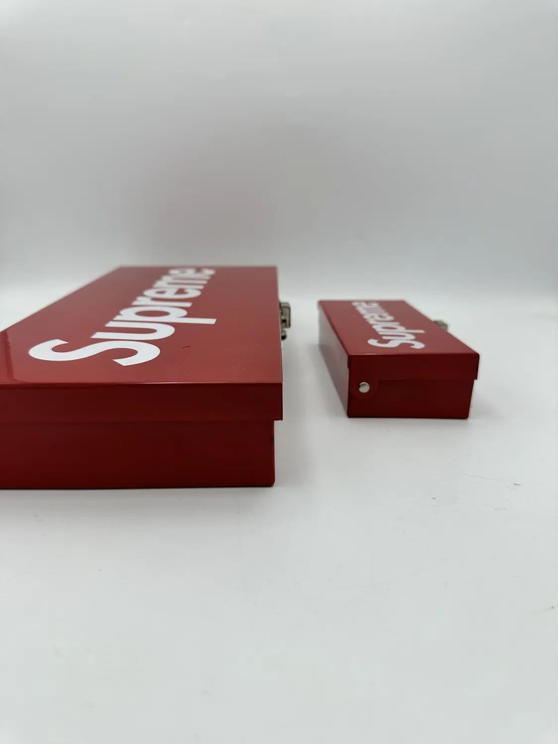 Supreme Supreme Metal Storage Box Large and Small Bundle | Grailed 