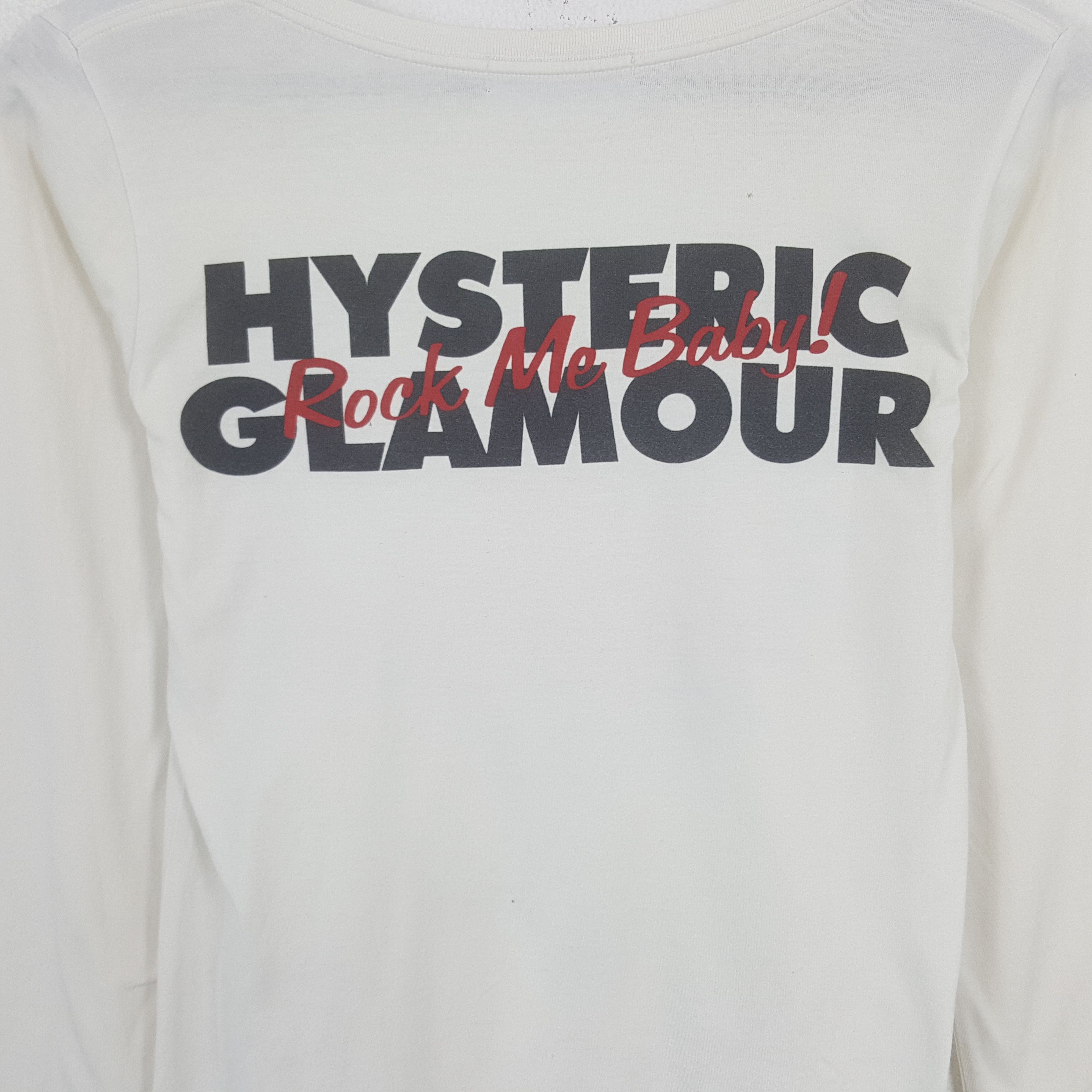 Hysteric Glamour Vintage Hysteric Glamour Rock Me Baby! Tshirt Size S / US 4 / IT 40 - 4 Thumbnail