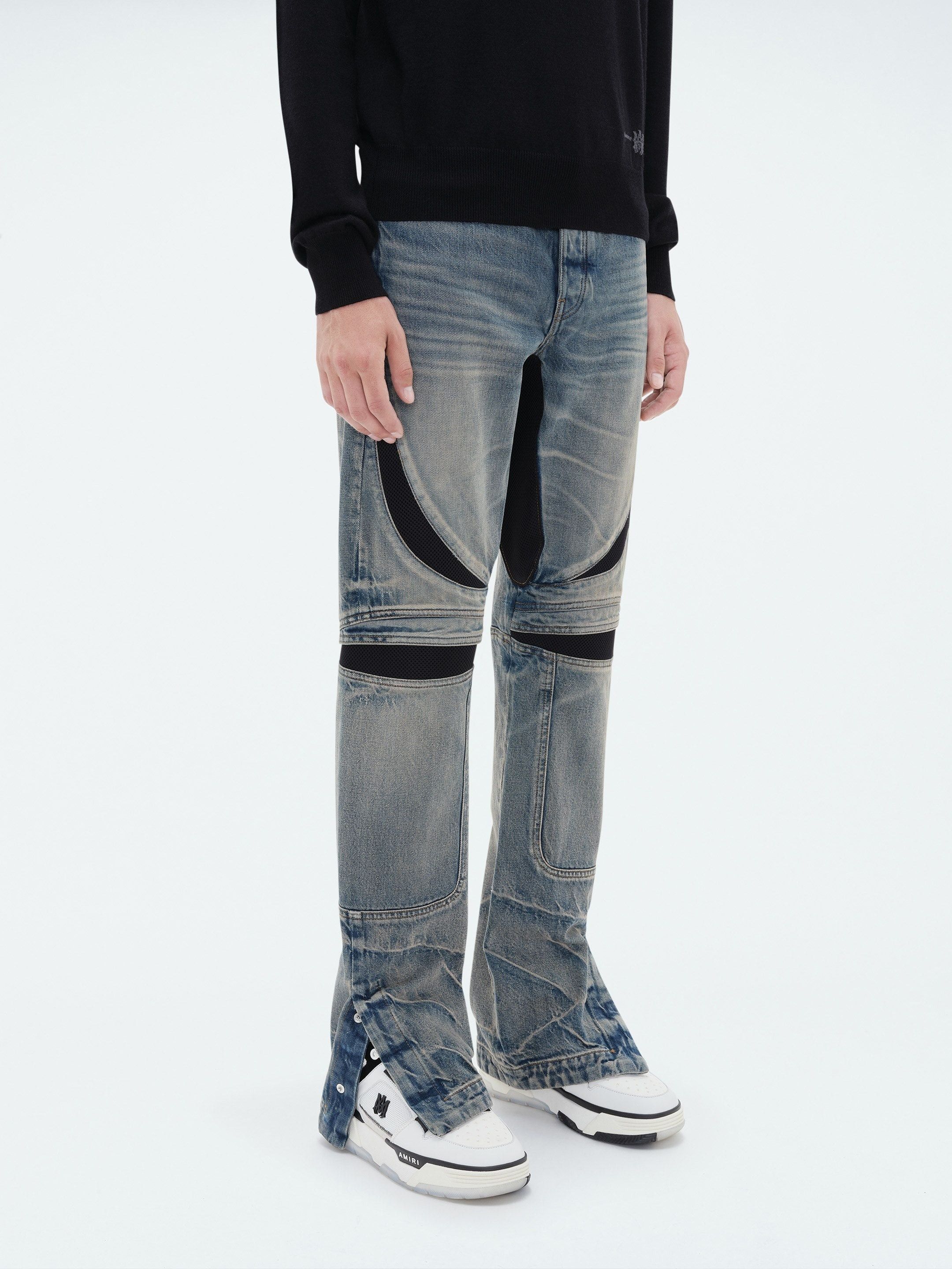 Amiri o1w1db10125 MX3 Straight Jean in Blue Size US 30 / EU 46 - 4 Thumbnail