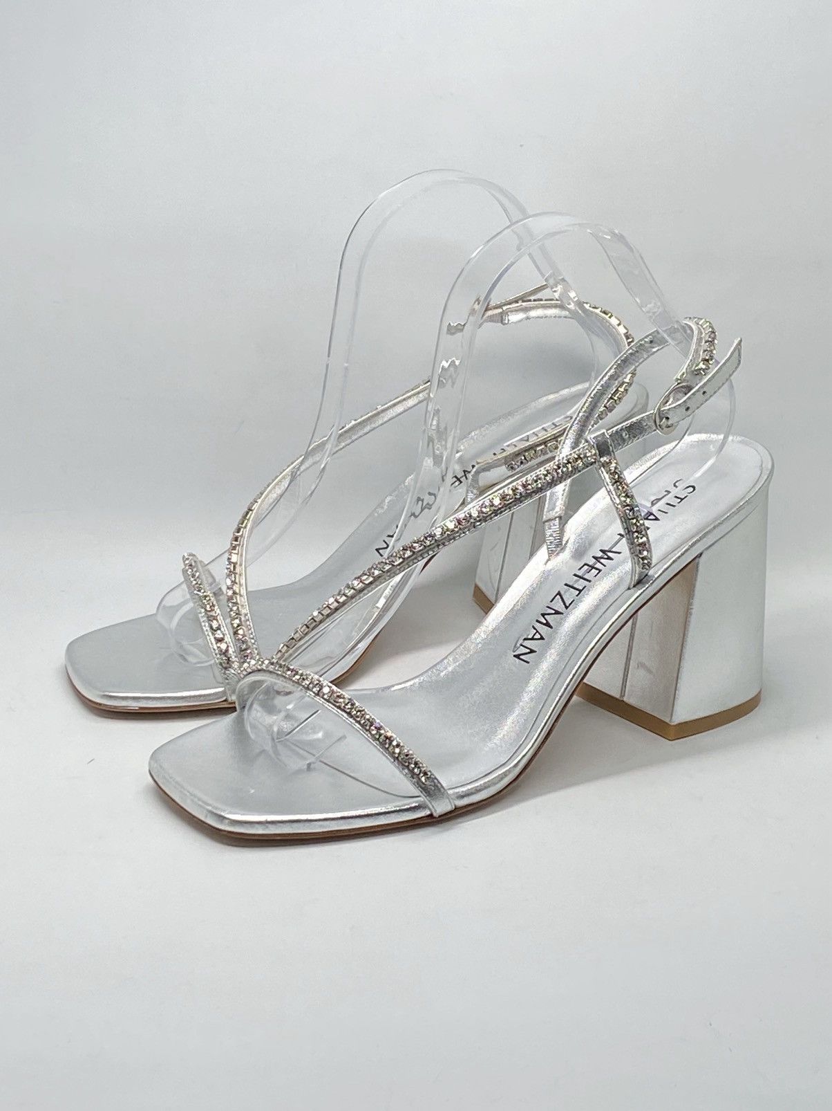 Stuart Weitzman Stuart Weitzman Embellished Leather Sandals size 9.5 Size US 9.5 / IT 39.5 - 3 Thumbnail