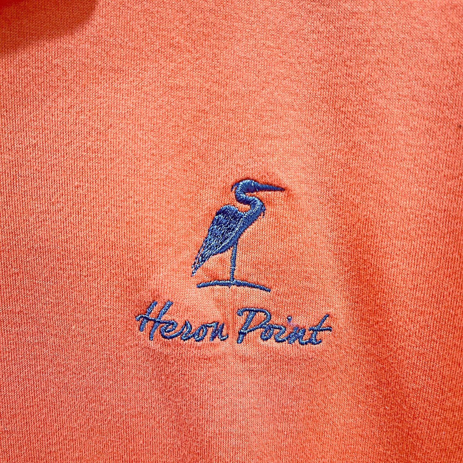 Peter Millar PETER MILLAR Heron Point Golf Polo Orange Mens XL Size US XL / EU 56 / 4 - 3 Thumbnail