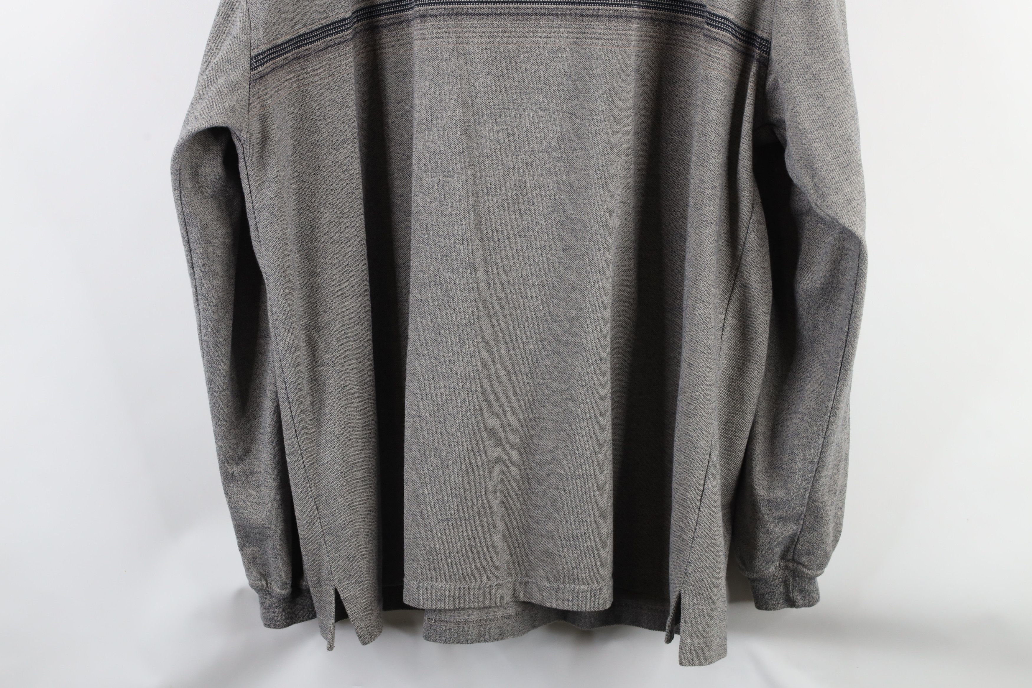 Vintage Vintage 90s Streetwear Knit Long Sleeve Rugby Polo Shirt Size US XXL / EU 58 / 5 - 9 Thumbnail