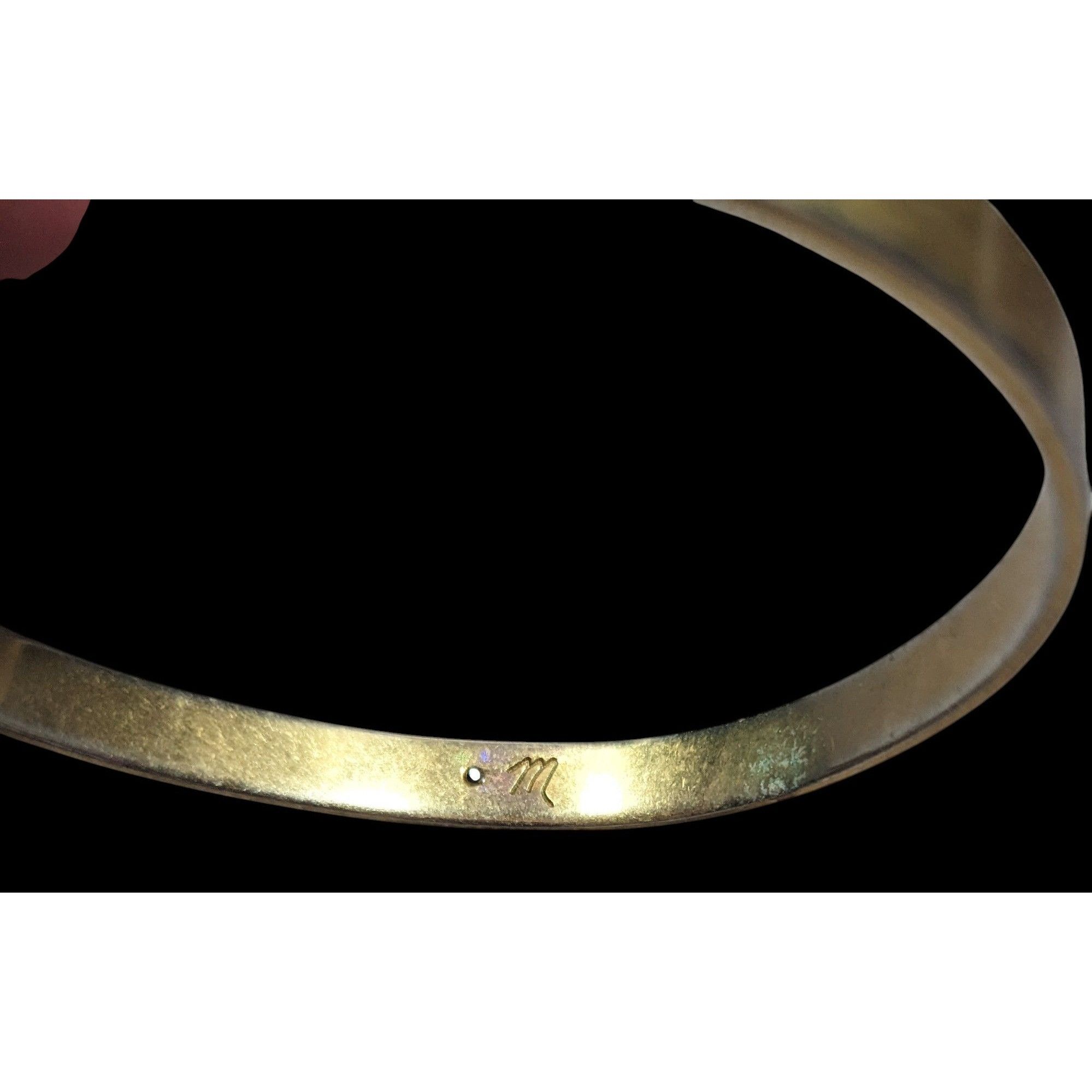 Madewell Madewell Preppy Gold Tone Bangle Bracelet Size ONE SIZE - 5 Thumbnail