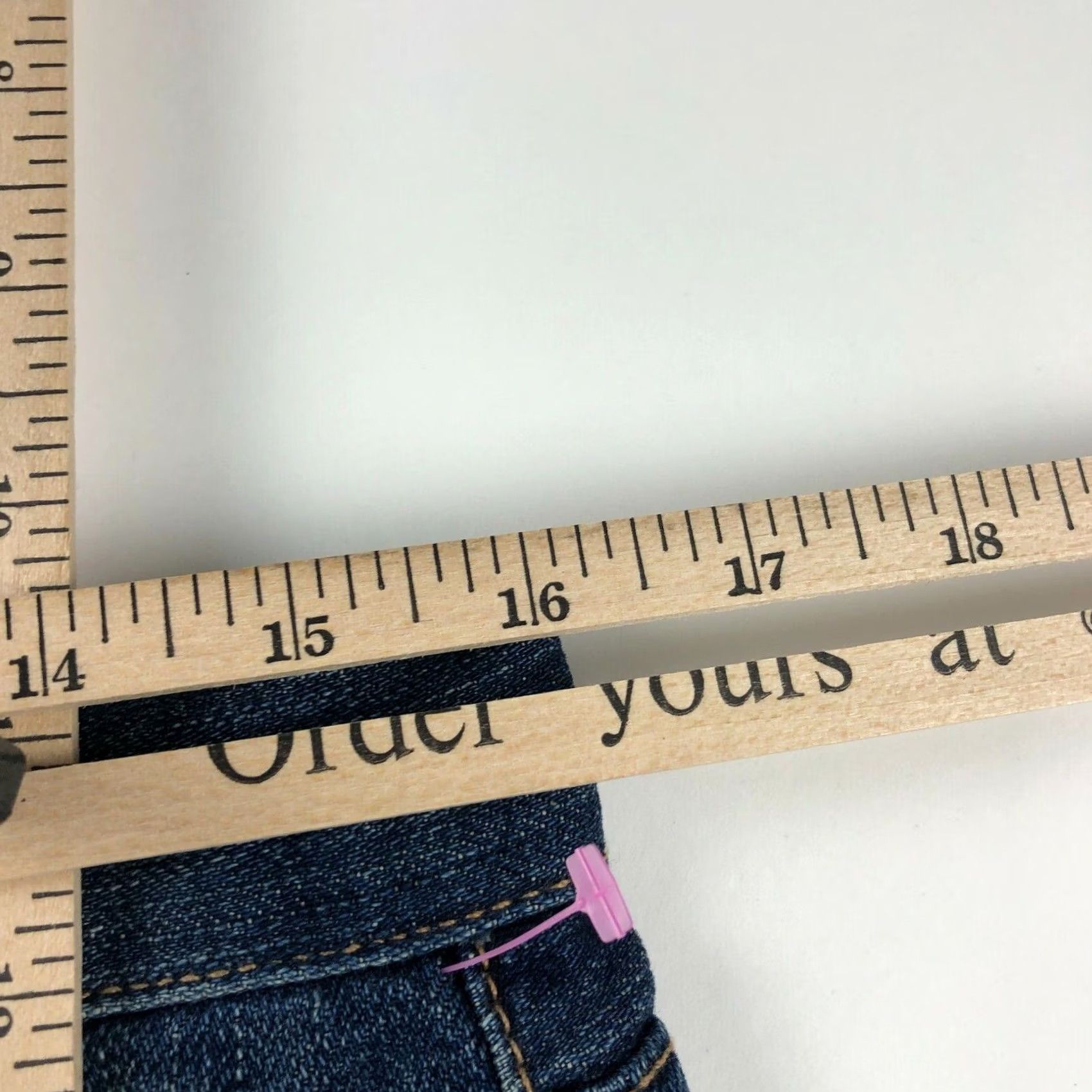 Vintage Current/Elliott Boyfriend Denim Shorts Women 26-0 32W Blue Cotton Zip Flat Front 100% Cotton Casual Activewear Jeans Shorts Size 24" / US 00 / IT 34 - 4 Thumbnail