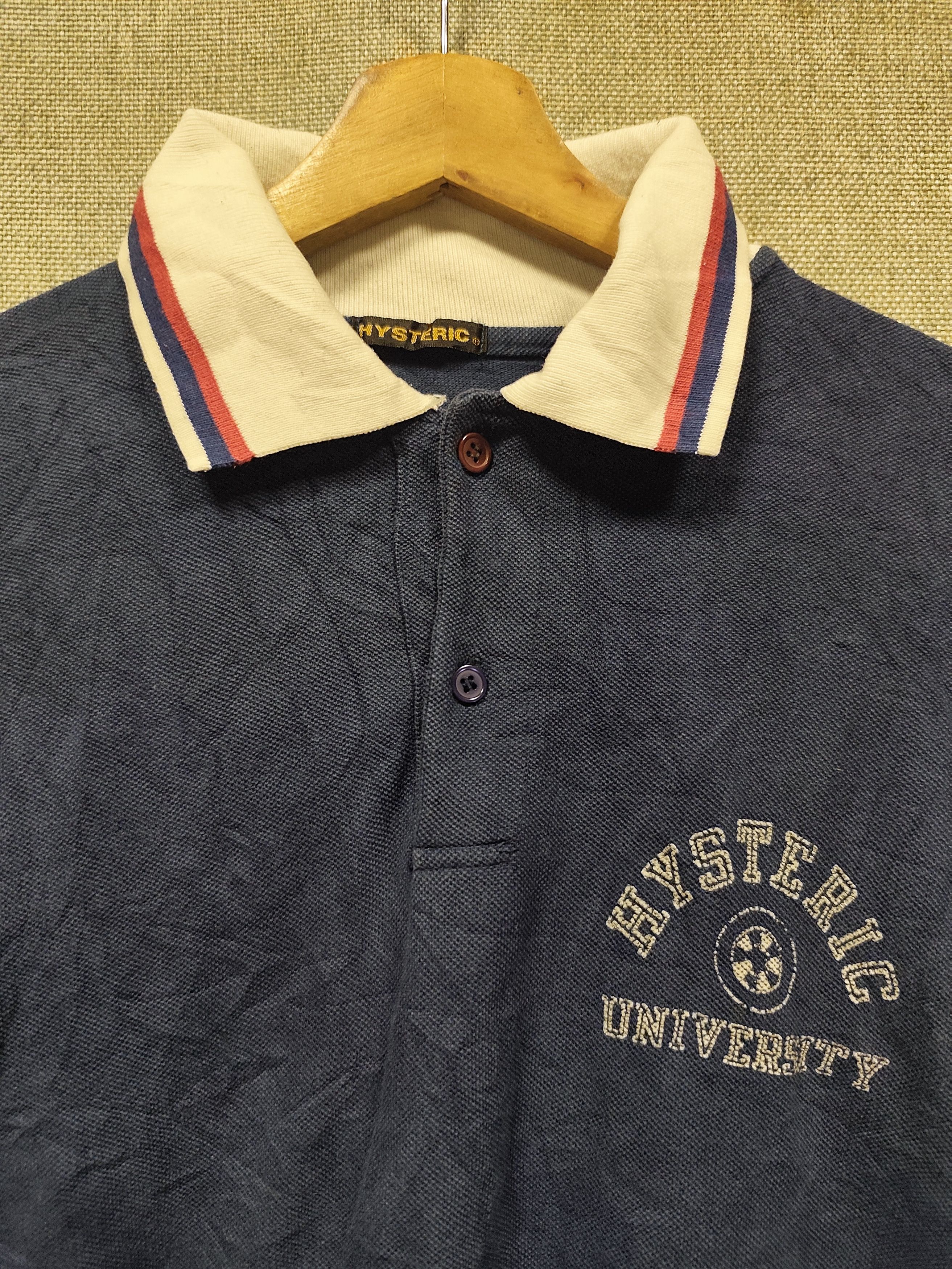 Hysteric Glamour Vintage polo shirt hysteric university Size US M / EU 48-50 / 2 - 3 Thumbnail