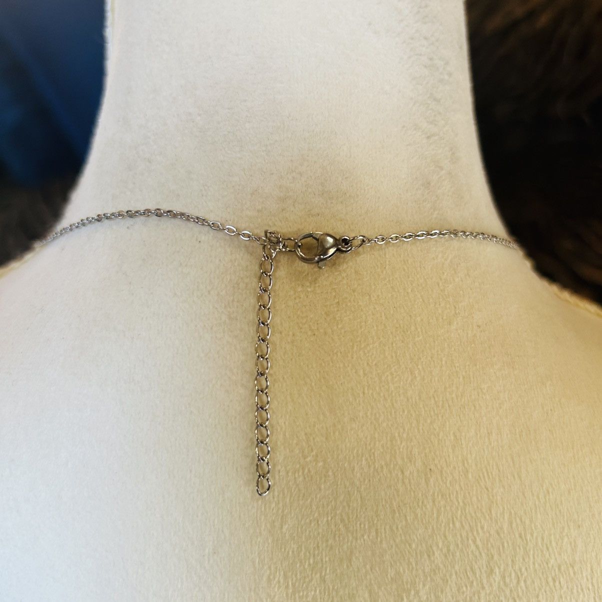 Handmade Handcrafted simulated sea glass pendant on chain necklace Size ONE SIZE - 5 Thumbnail