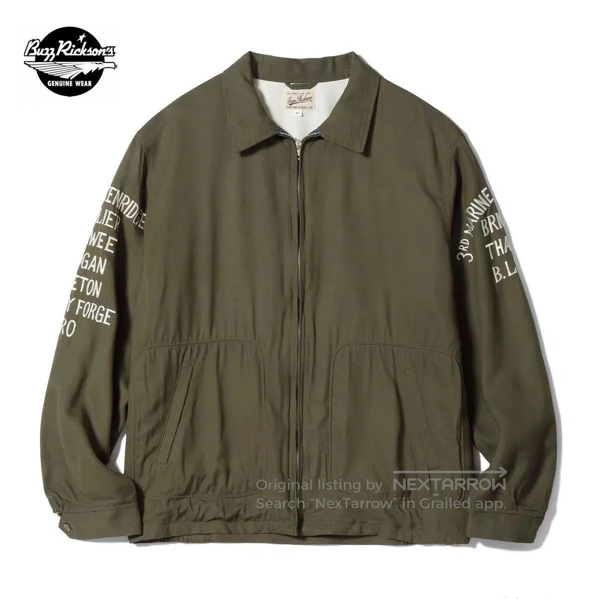 Buzz Rickson's Buzz Rickson's Military Rayon Utility Jacket. Size US XXS / EU 40 - 1 Thumbnail