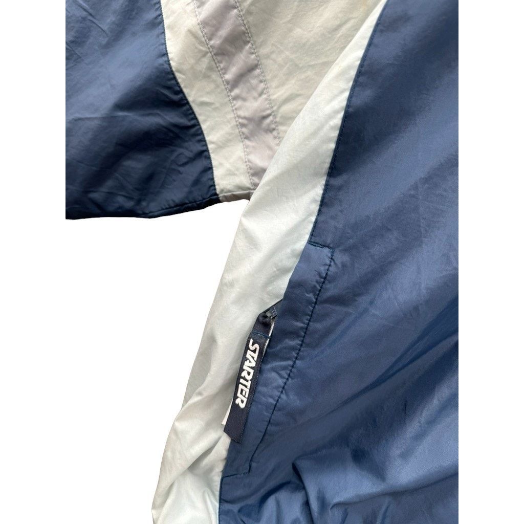 NFL × Starter × Vintage 1990's Starter Dallas Cowboys Windbreaker Zip Jacket Size US XL / EU 56 / 4 - 11 Thumbnail