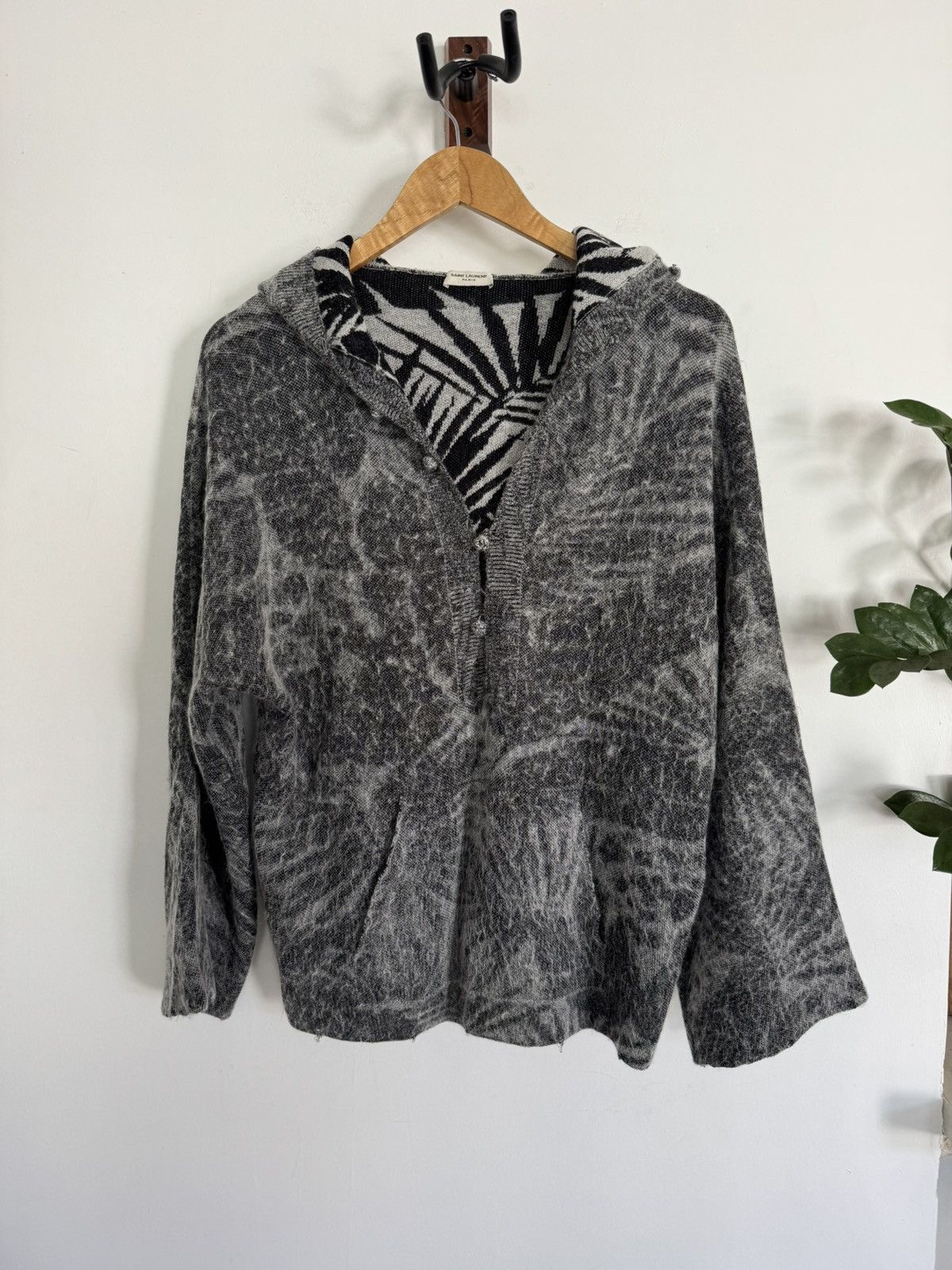 Saint Laurent Paris Viscose Linen Blend summer hoodie Size US S / EU 44-46 / 1 - 1 Thumbnail