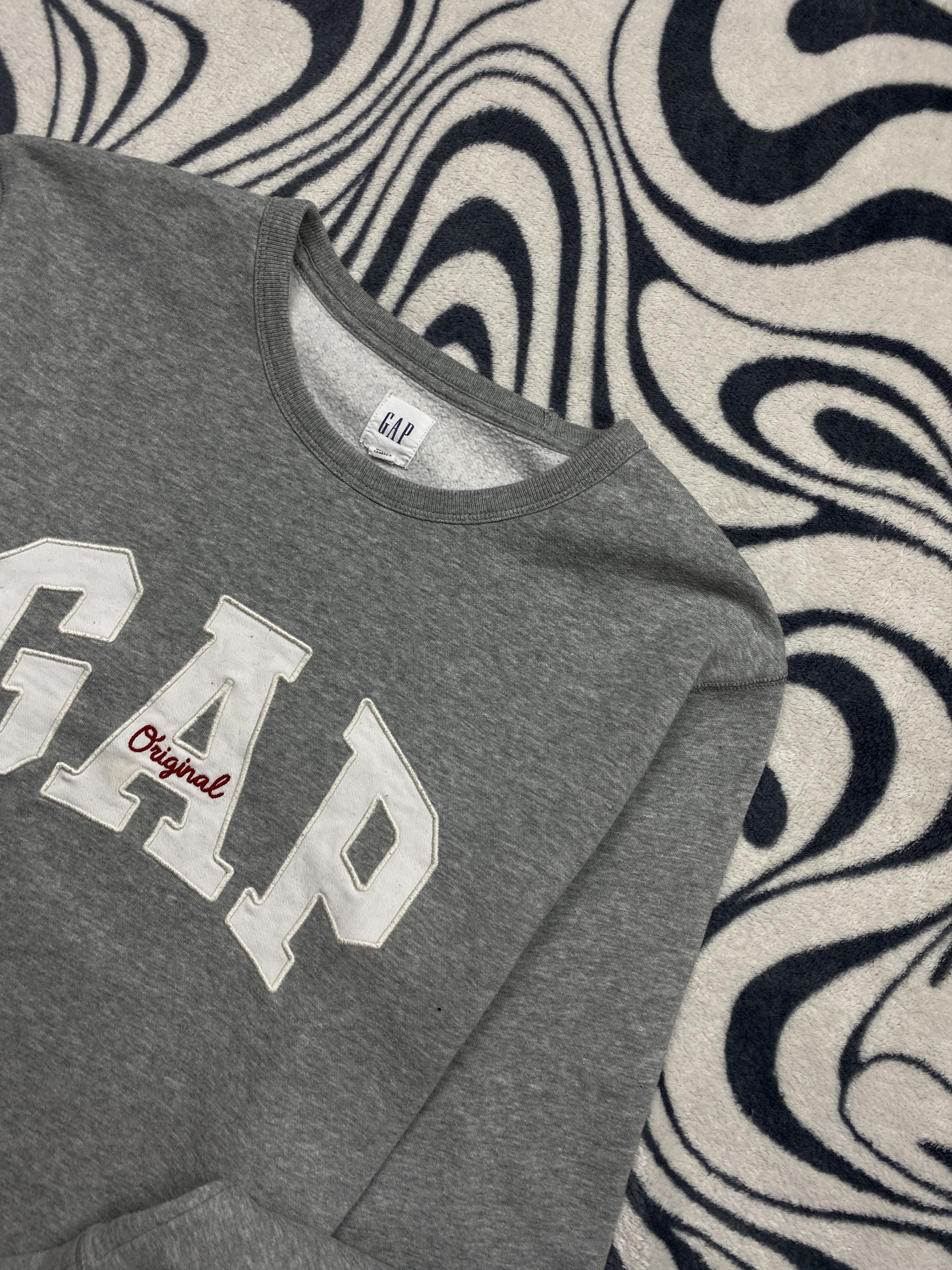 Gap × Vintage Gap Vintage Big Logo Sweatshirt Y2K Size US L / EU 52-54 / 3 - 2 Thumbnail