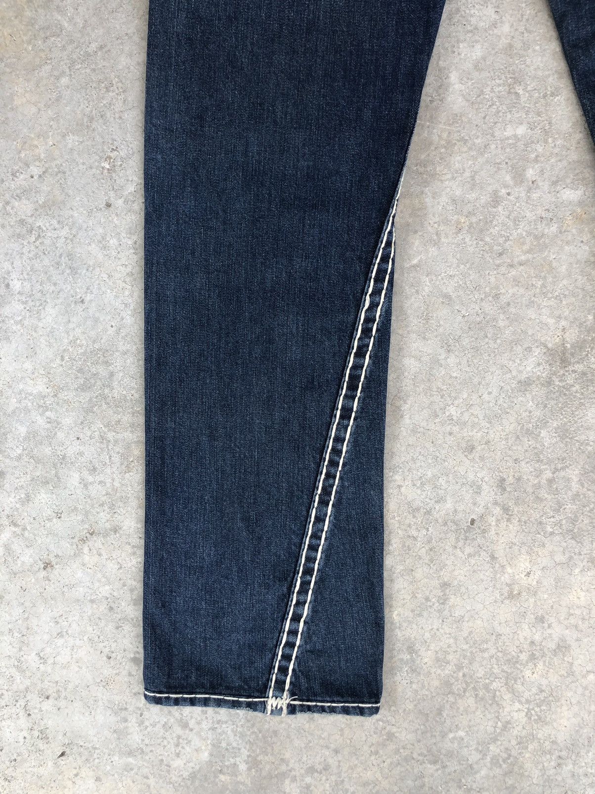 True Religion Vintage True Religion Mini Flared White Stitch Distressed Size US 31 - 12 Thumbnail