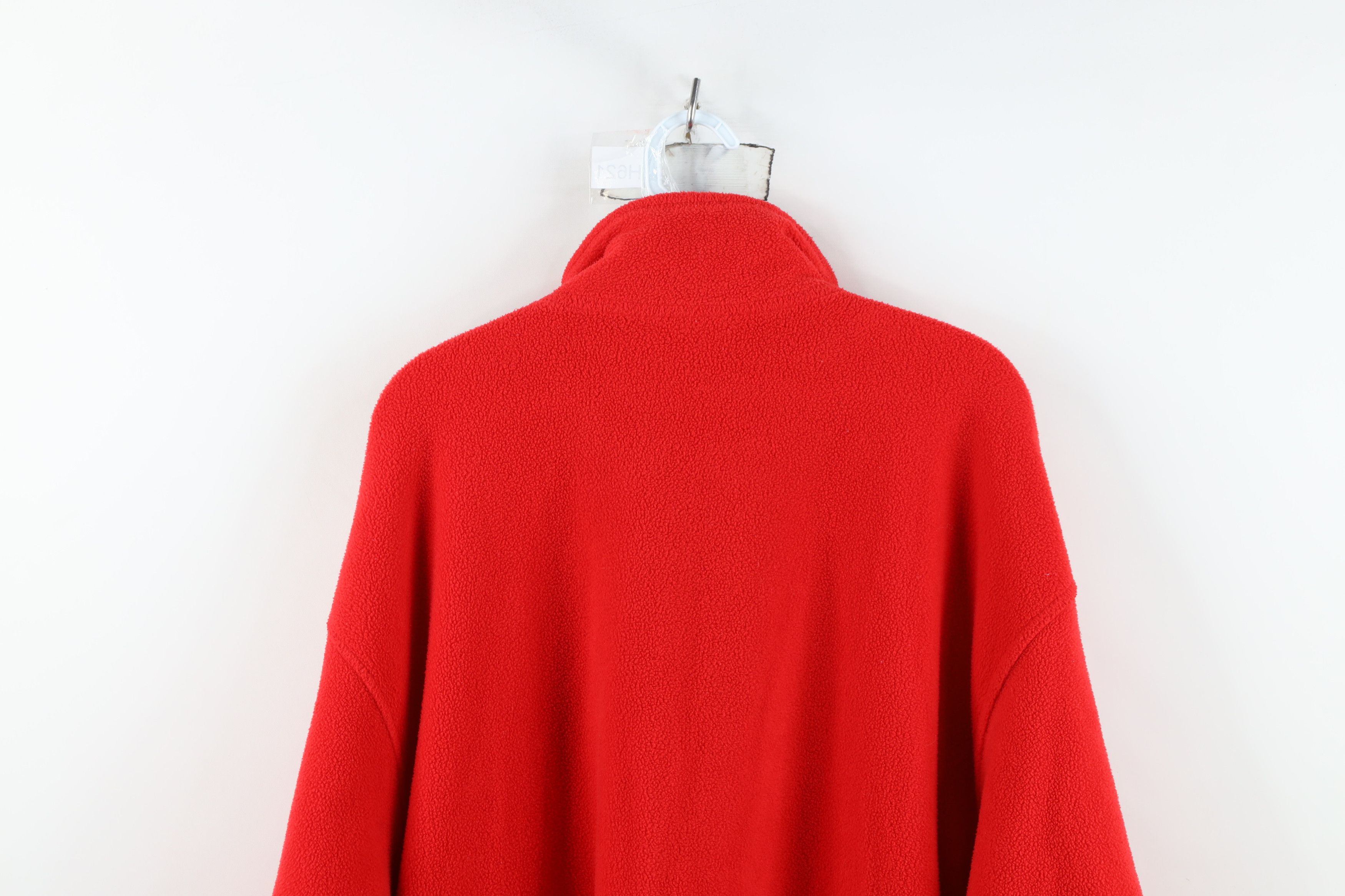 Vintage Vintage 90s Ohio State University Half Zip Fleece Sweater Size US L / EU 52-54 / 3 - 12 Thumbnail