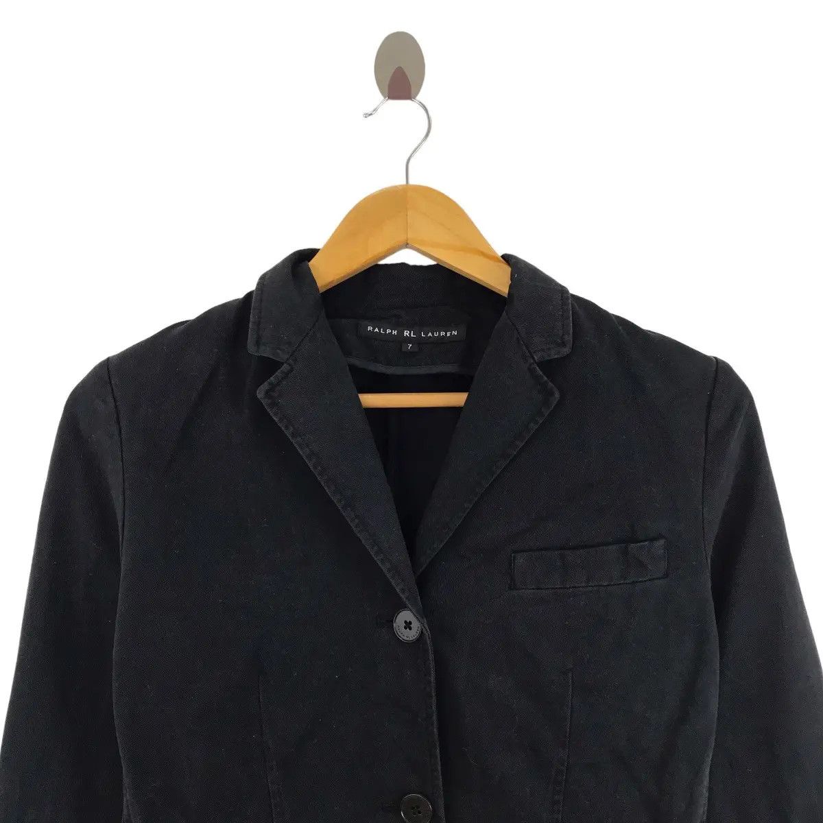 Polo Ralph Lauren Vintage POLO RALPH LAUREN 3 Button Cotton Coat Blazer Size S / US 4 / IT 40 - 2 Thumbnail