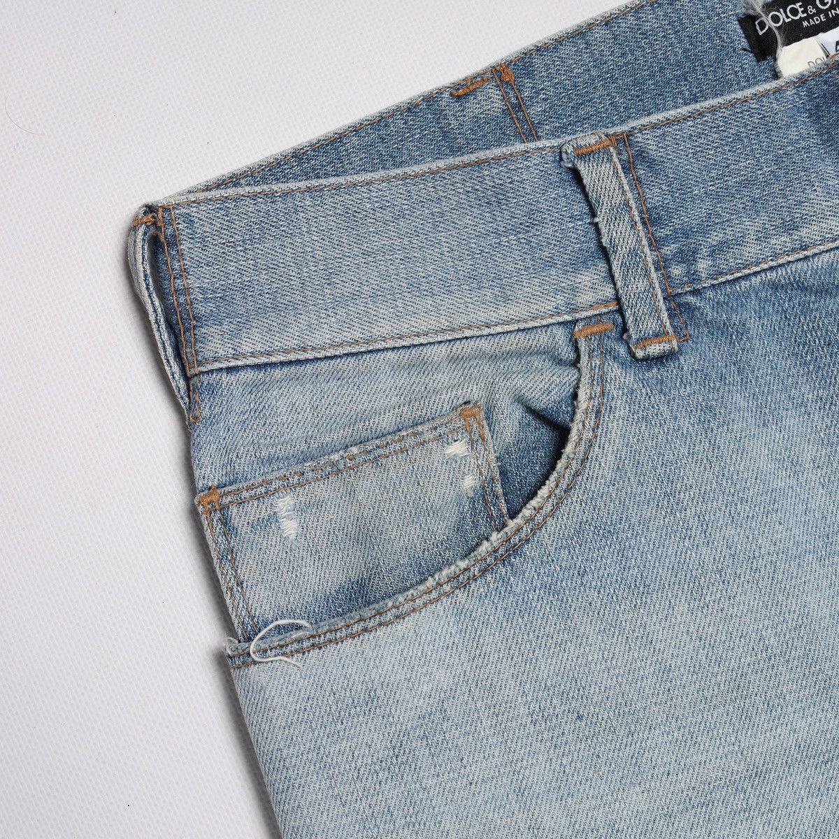 Dolce & Gabbana Dolce Gabbana Sky Blue Jeans Denim Pants Trousers Metal Logo Size US 32 / EU 48 - 8 Thumbnail