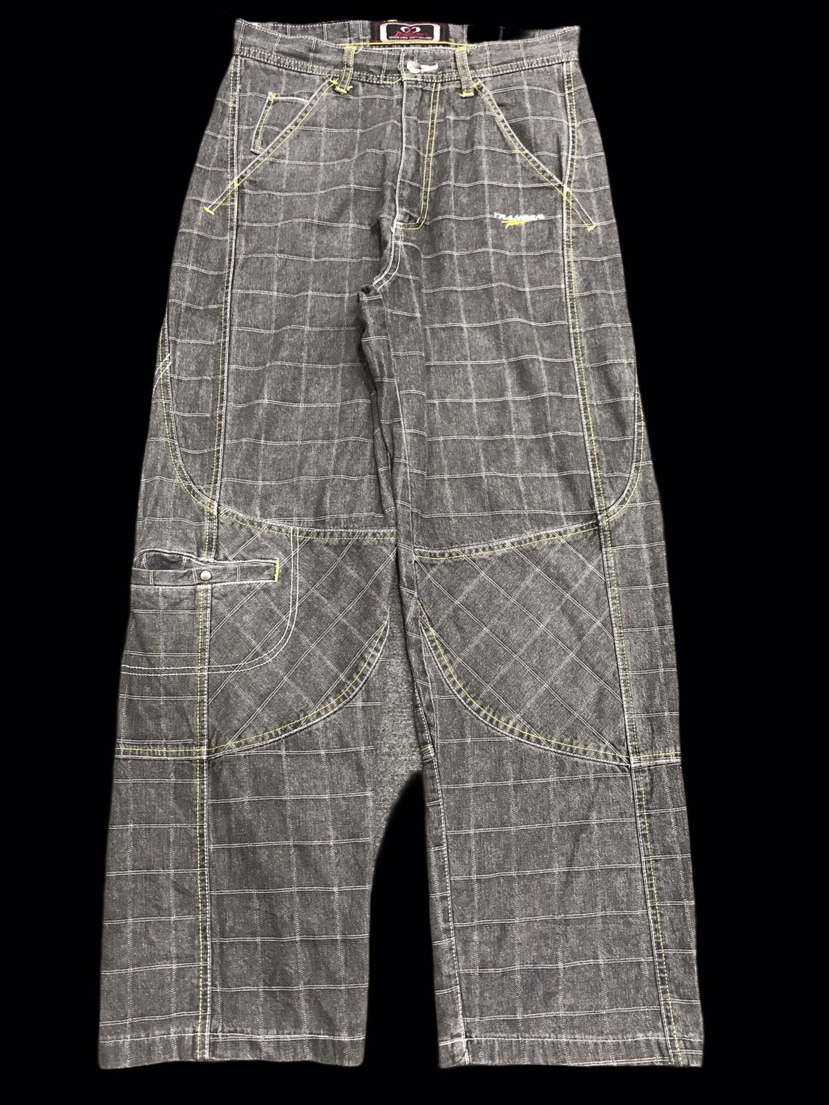 Japanese Brand 💥BAGGY💥VERY RARE TRANSER BAGGY MULTIPOCKETS PANT F354 Size US 29 - 1 Thumbnail