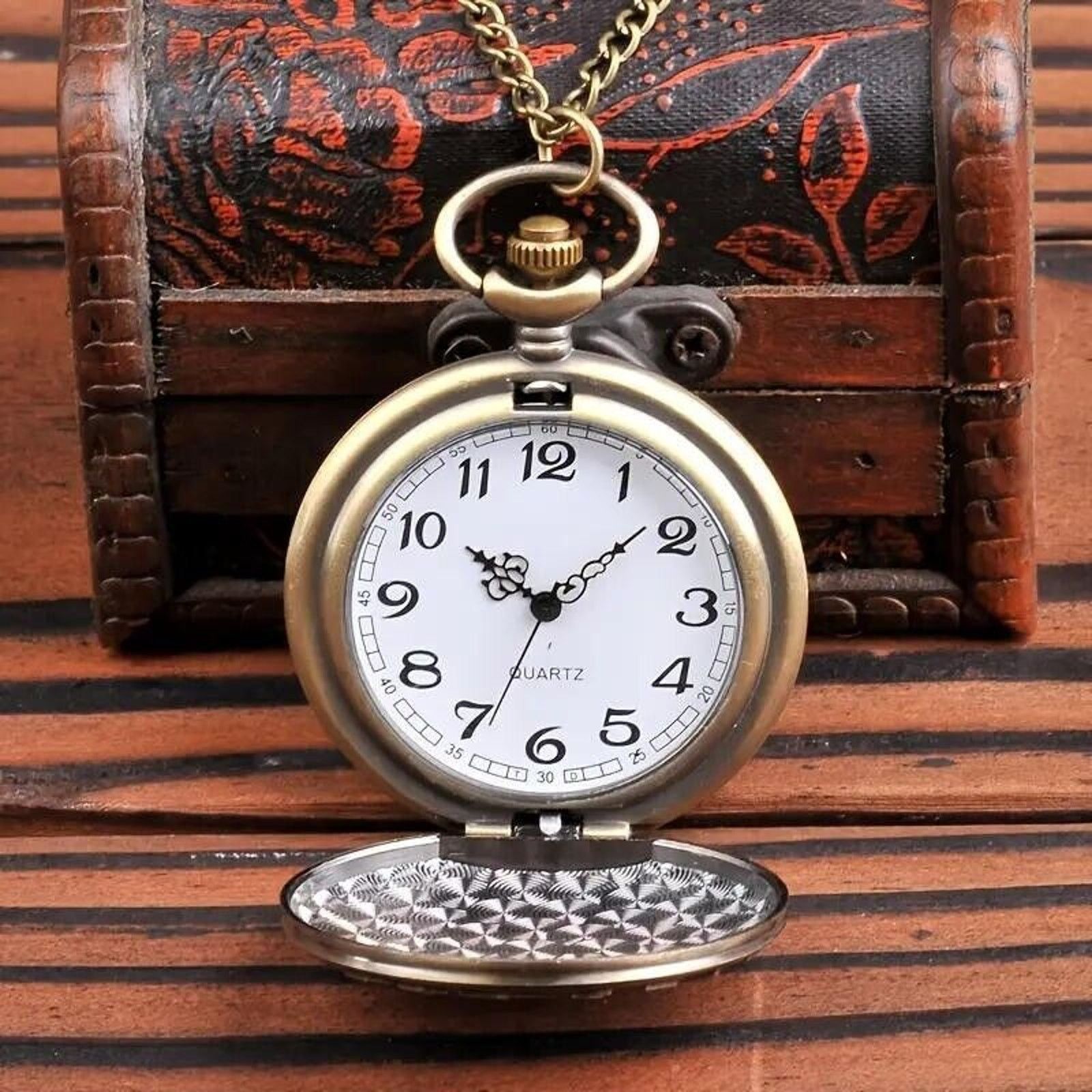 Other U.S. Veterans • Never Forget • Pocket Watch & Chain Size ONE SIZE - 6 Thumbnail