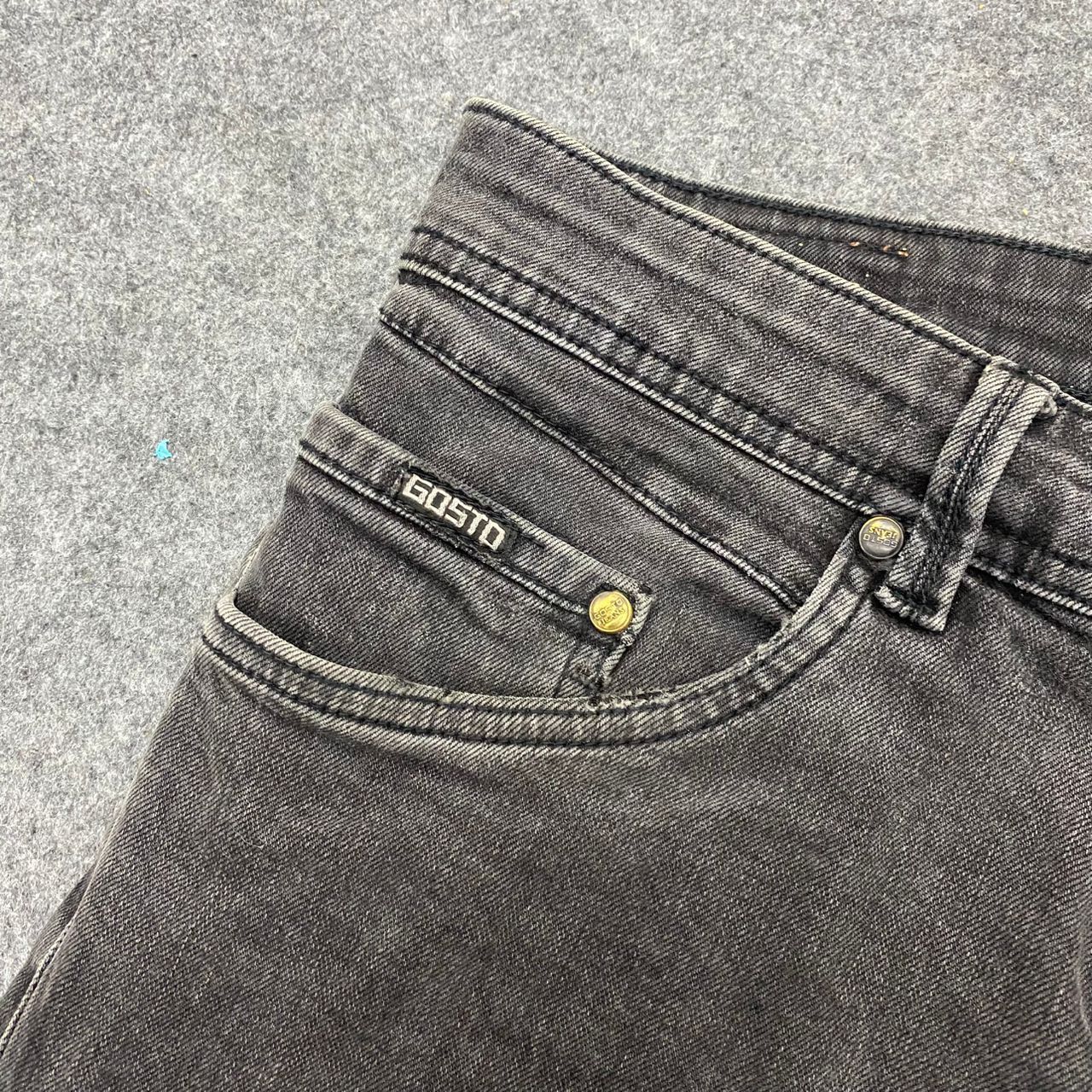 If Six Was Nine Vintage Gosto Jeans Distressed Denim Size US 33 - 10 Thumbnail