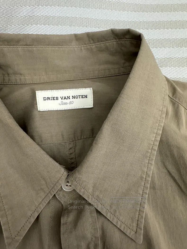 Dries Van Noten Dries Van Noten Lightweight Oatmeal Shirt Size US L / EU 52-54 / 3 - 2 Thumbnail