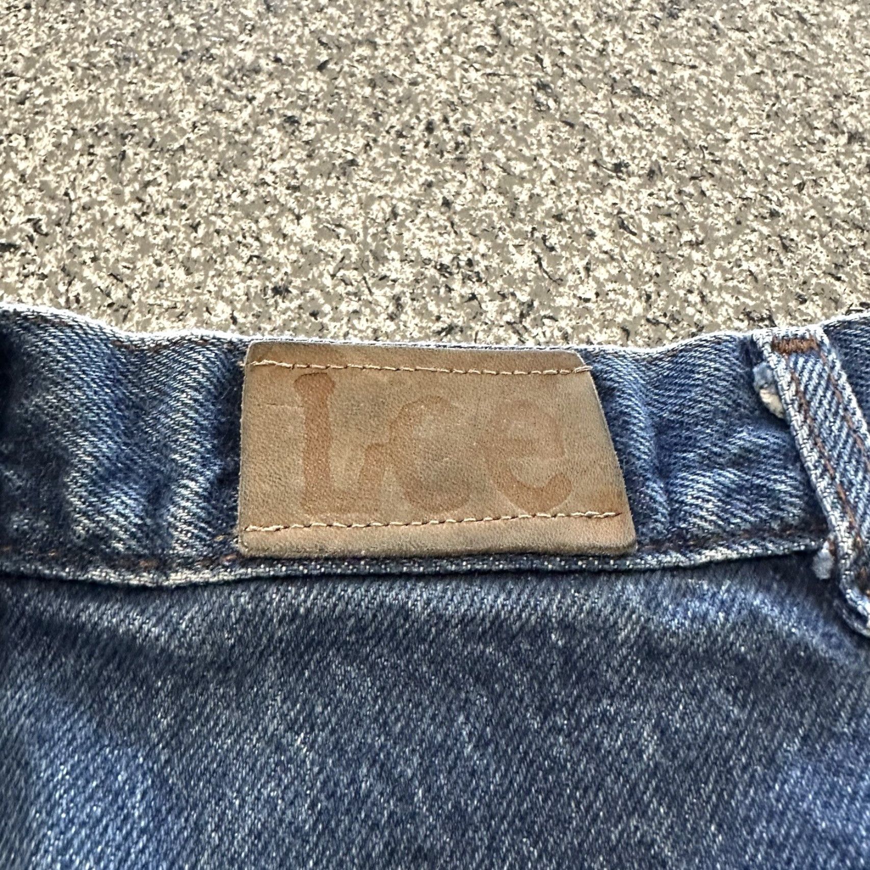 Lee VINTAGE Lee Jeans Womens 12 32x31 Pleated High Rise Mom 80s 90s Made in USA Jeans Women 5-Pocket Design Blue Denim Size 34" / US 12 / IT 48 - 5 Thumbnail